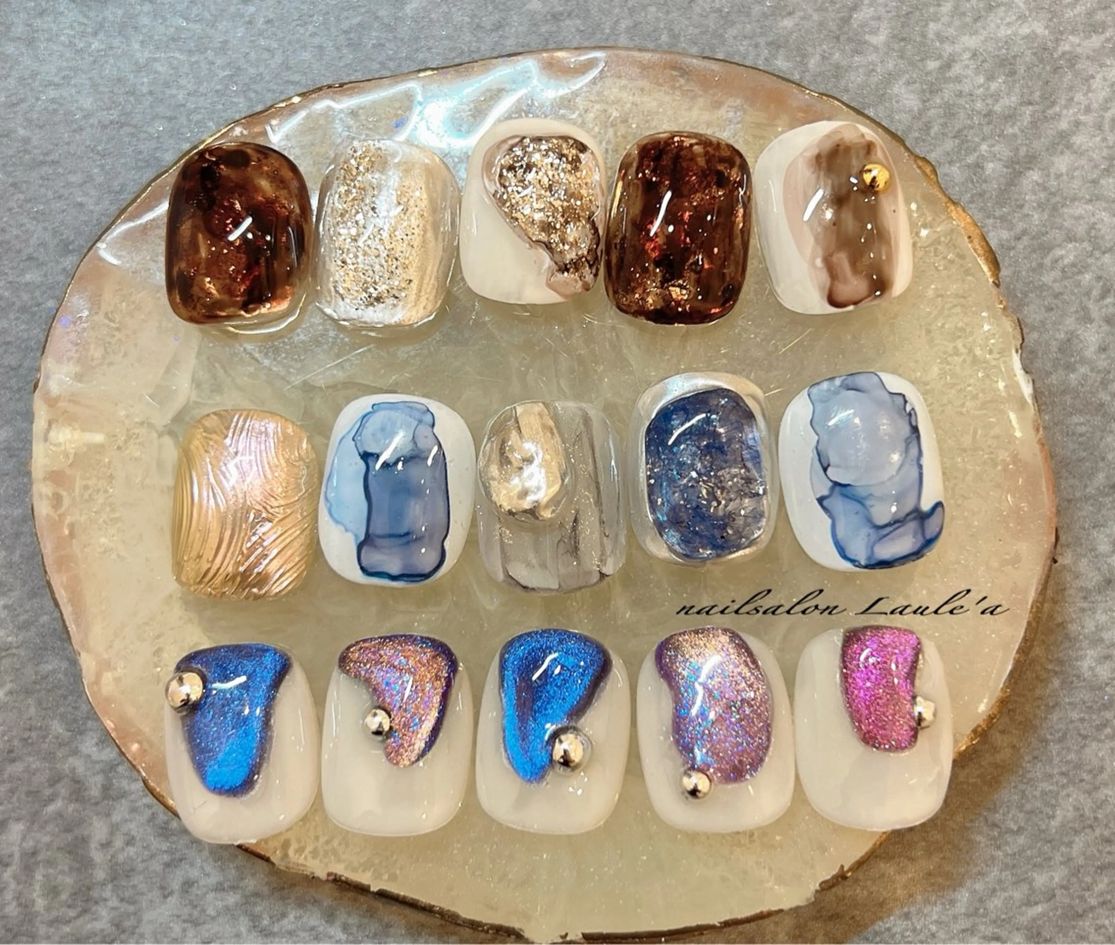 ネイル アートネイル フットネイル nailsalon Laule'aのネイルデザイン