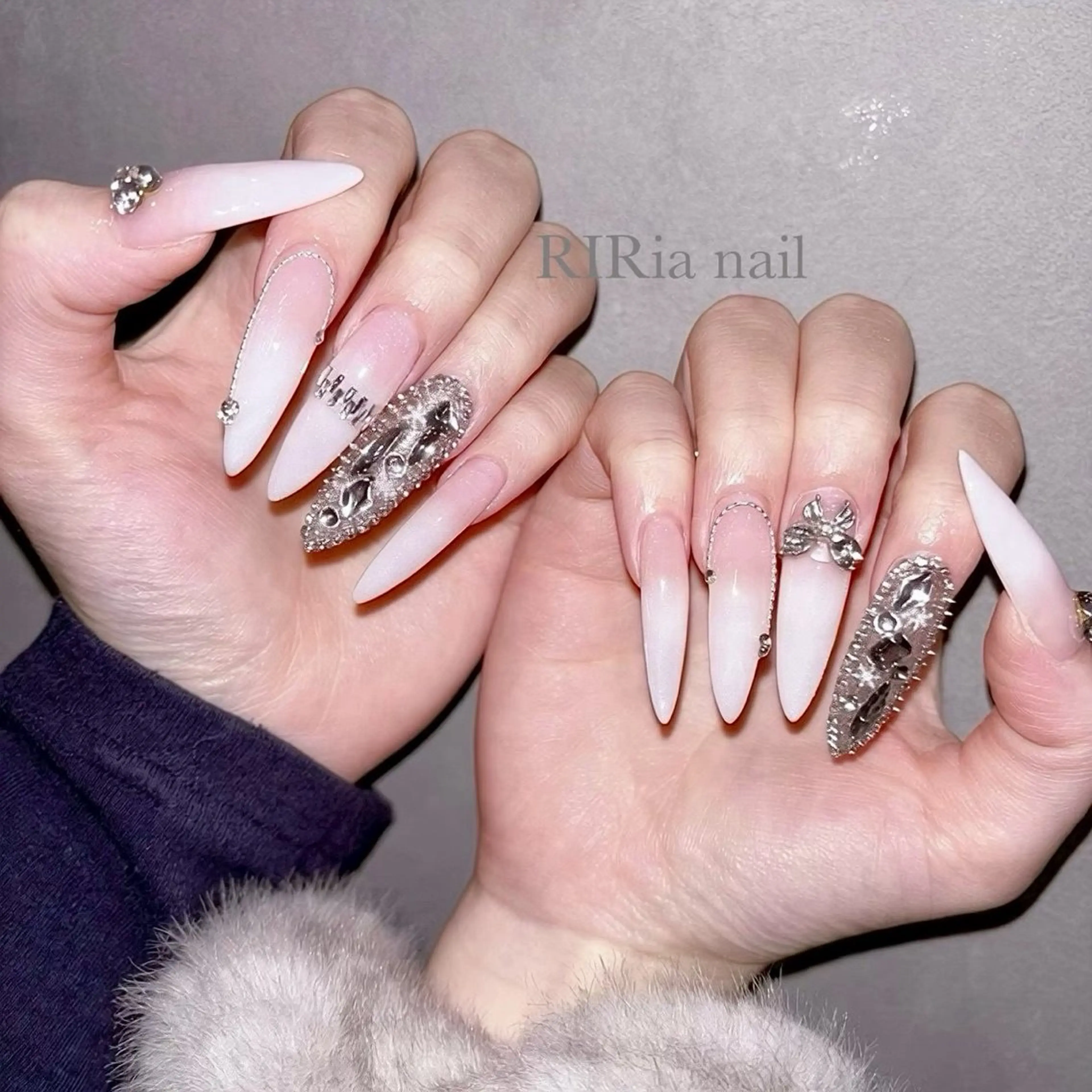 ネイル ハンドネイル 🎀RINA RIrianailのネイルデザイン