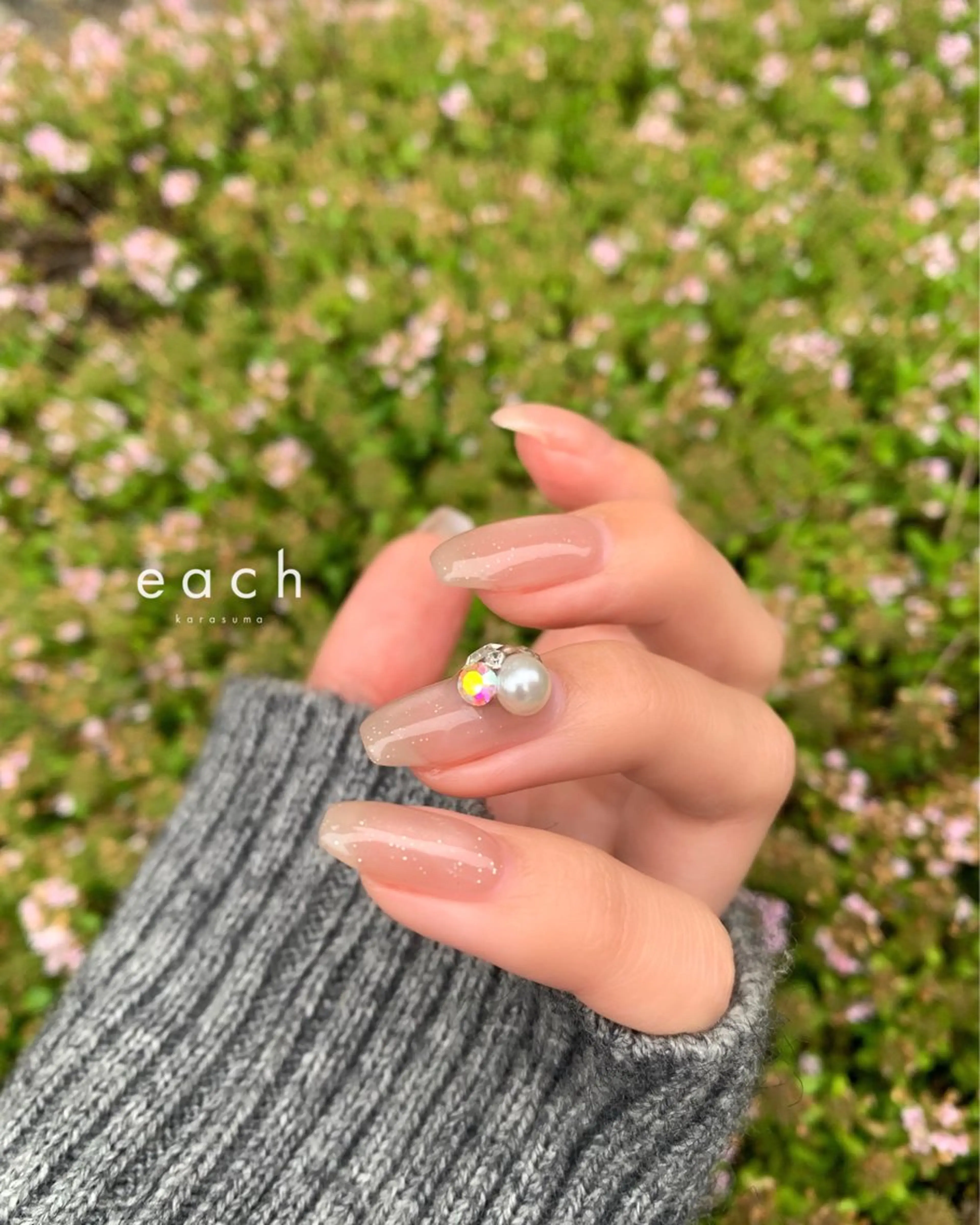 ネイル マグネットネイル each Hibikiのネイルデザイン