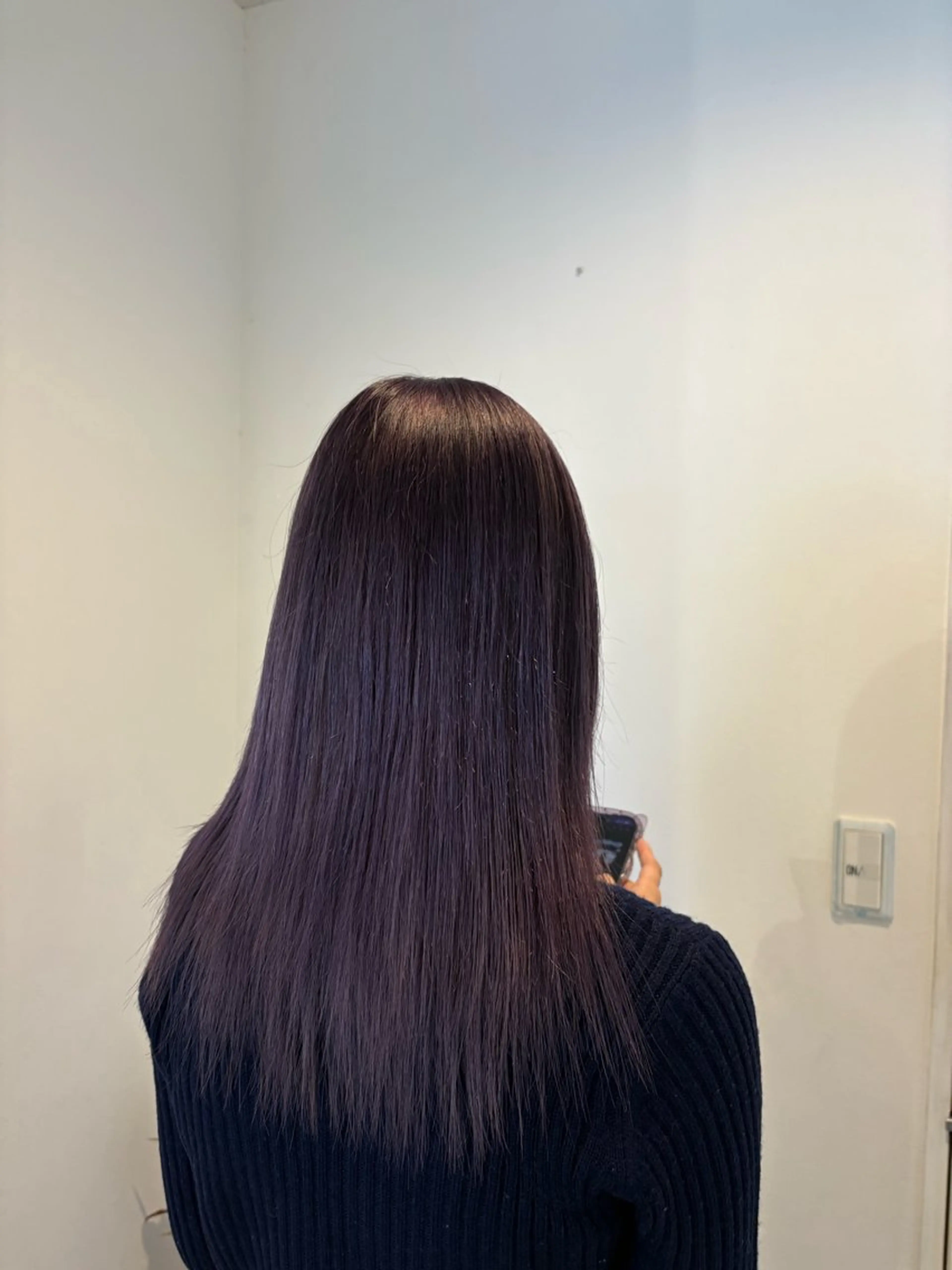 ミディアム ヘアカラー Ánela所属・黒川 綾音のヘアスタイル