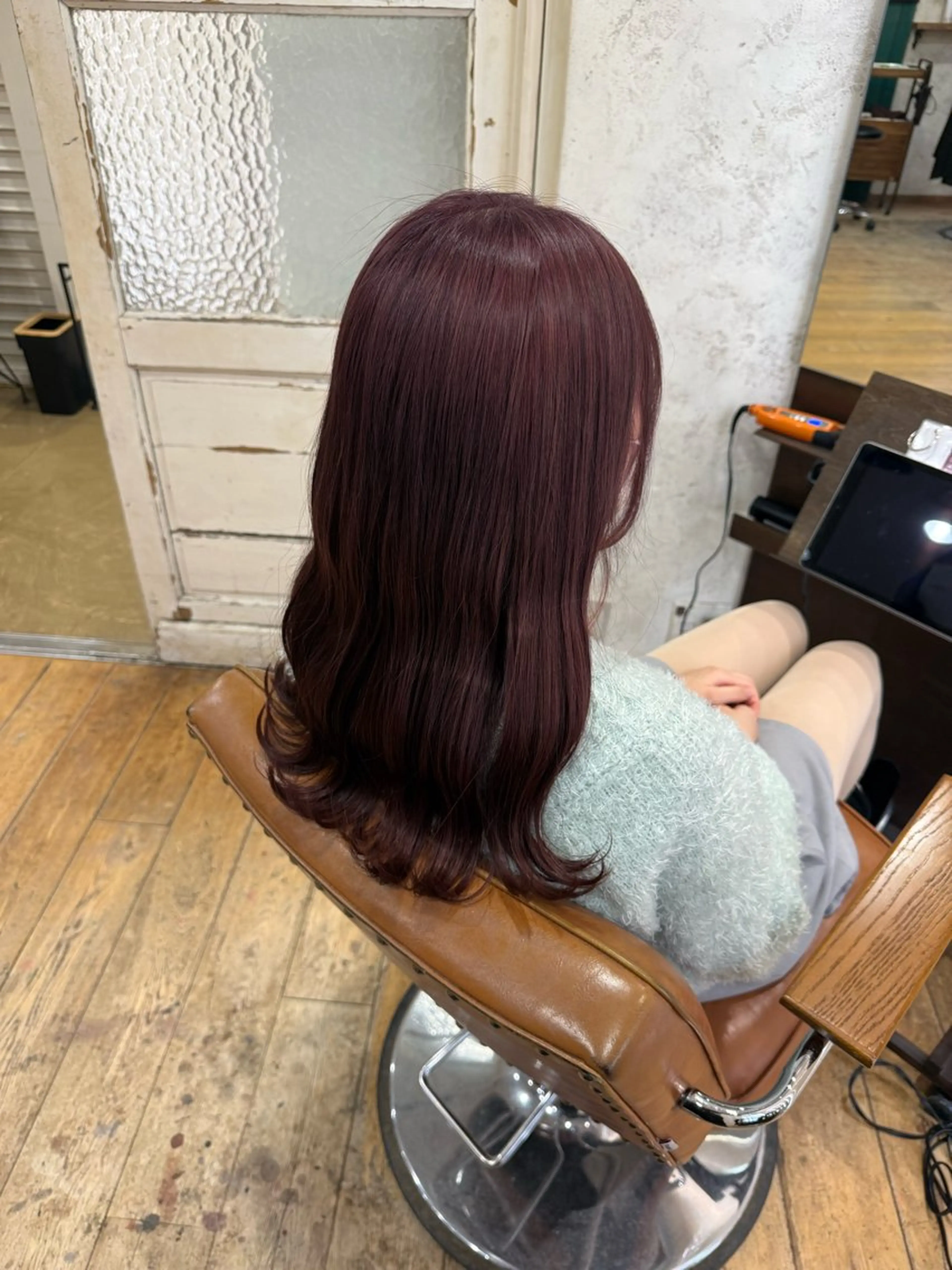 ロング カラー ブリーチ ブラウンカラー ピンクカラー ピンクブラウン ヘアカラー ハイトーンカラー 🍬Rinka🍬のヘアスタイル