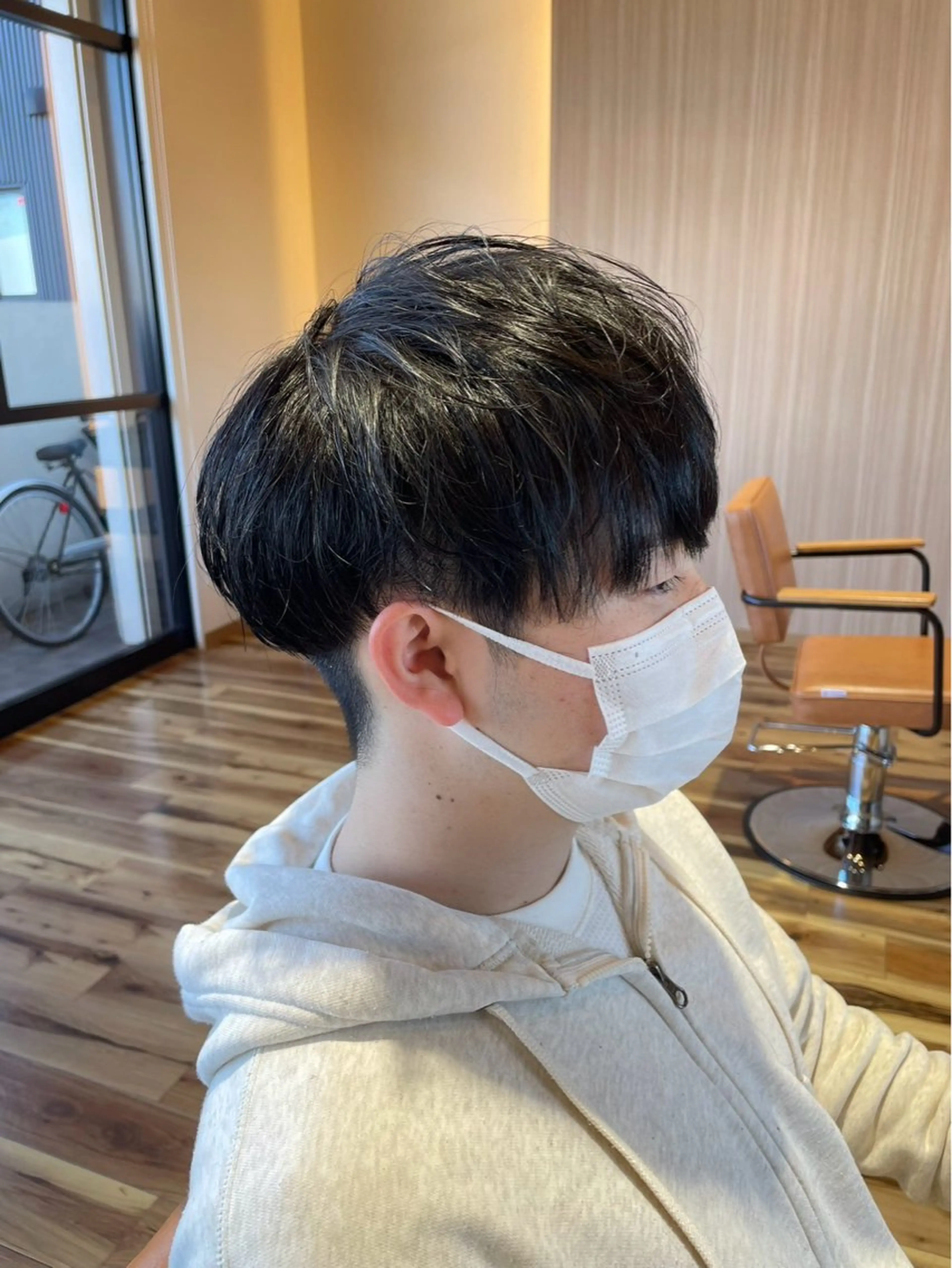 大学、専門メンズカットの写真