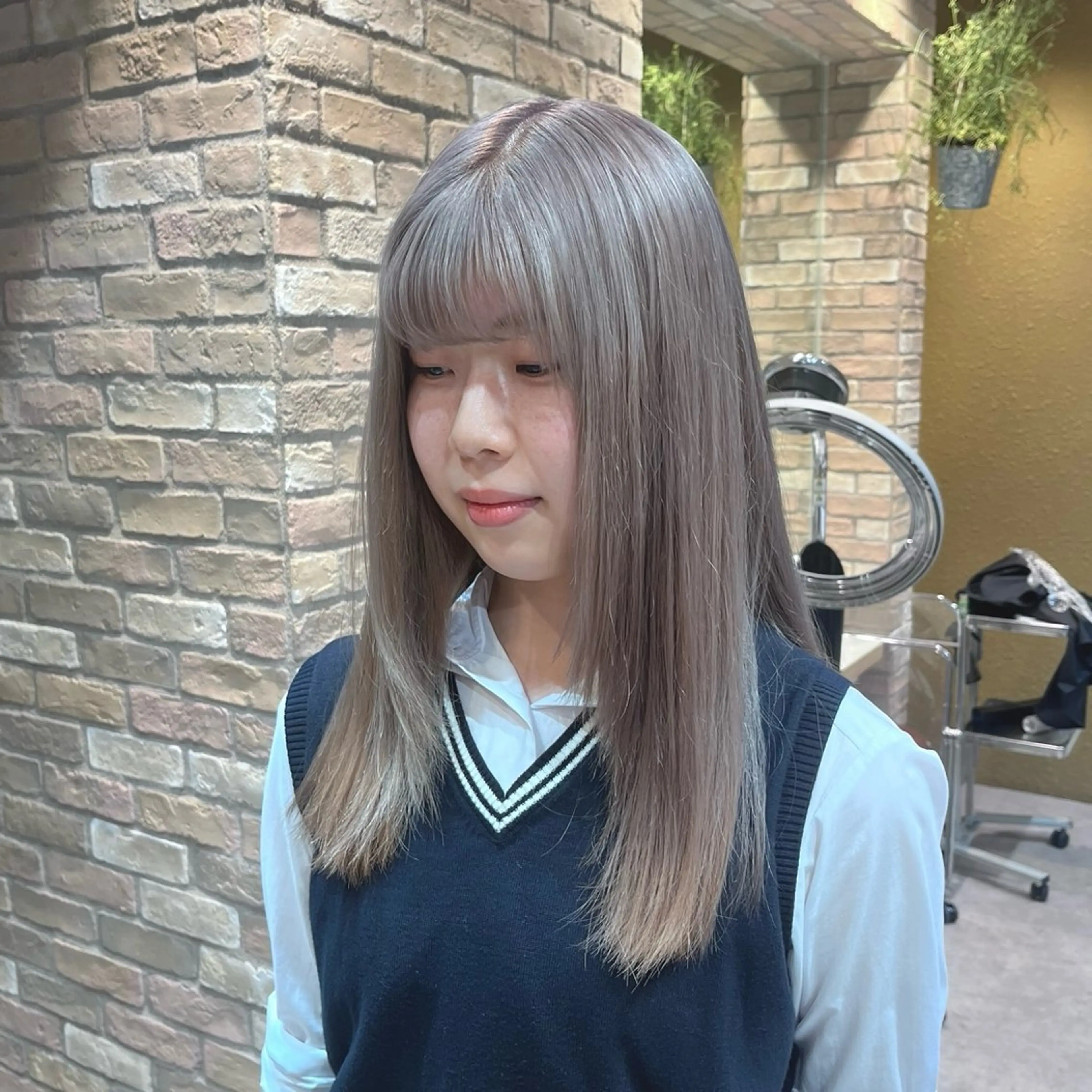 ロング カラー ヘアカラー 🩶レイナ🩶 color/nailのヘアスタイル