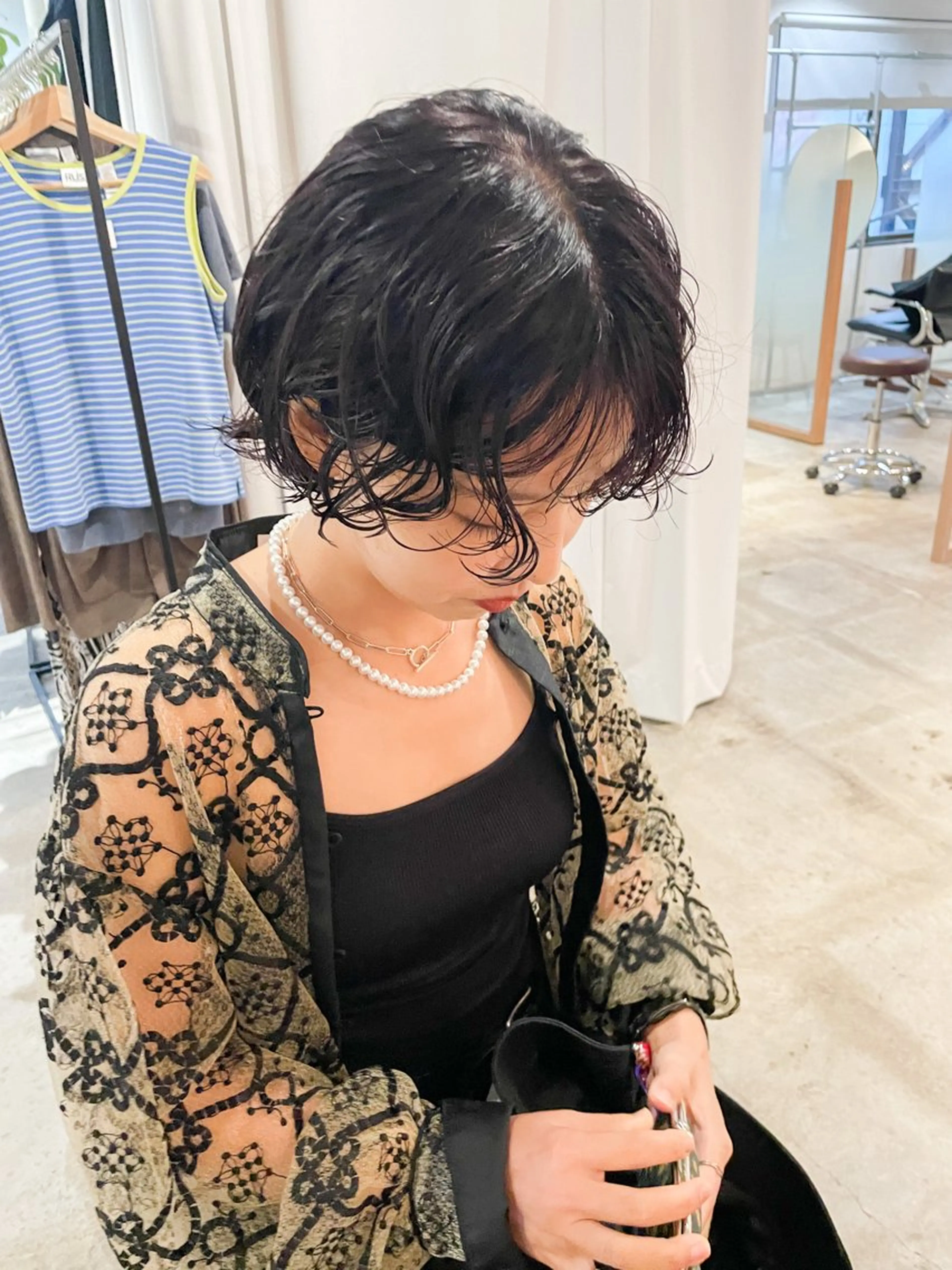 ショート パーマ ショートヘア カット パーマ Takuma Suzuki中目黒のヘアスタイル