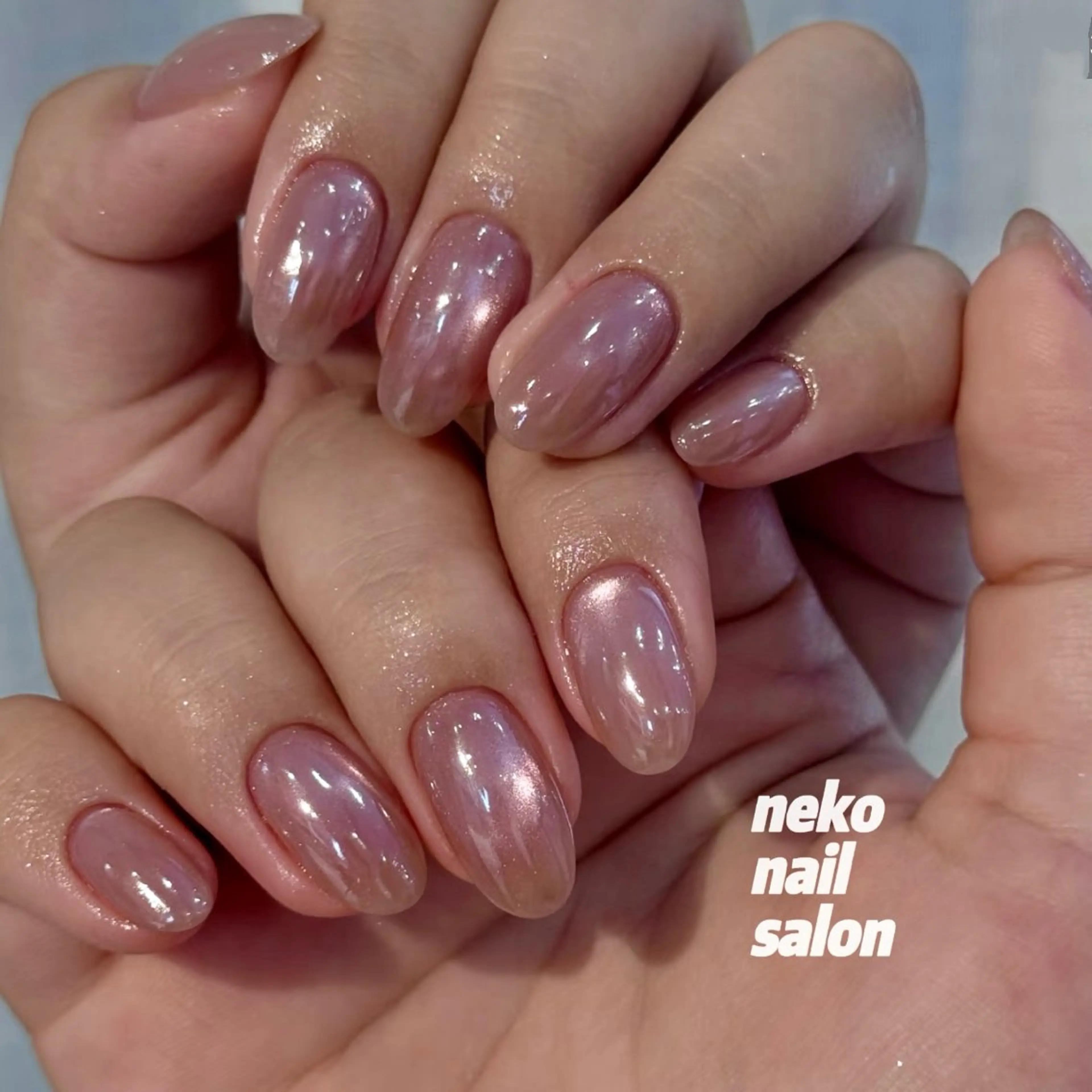 ネイル オーロラネイル マグネットネイル neko nailのネイルデザイン