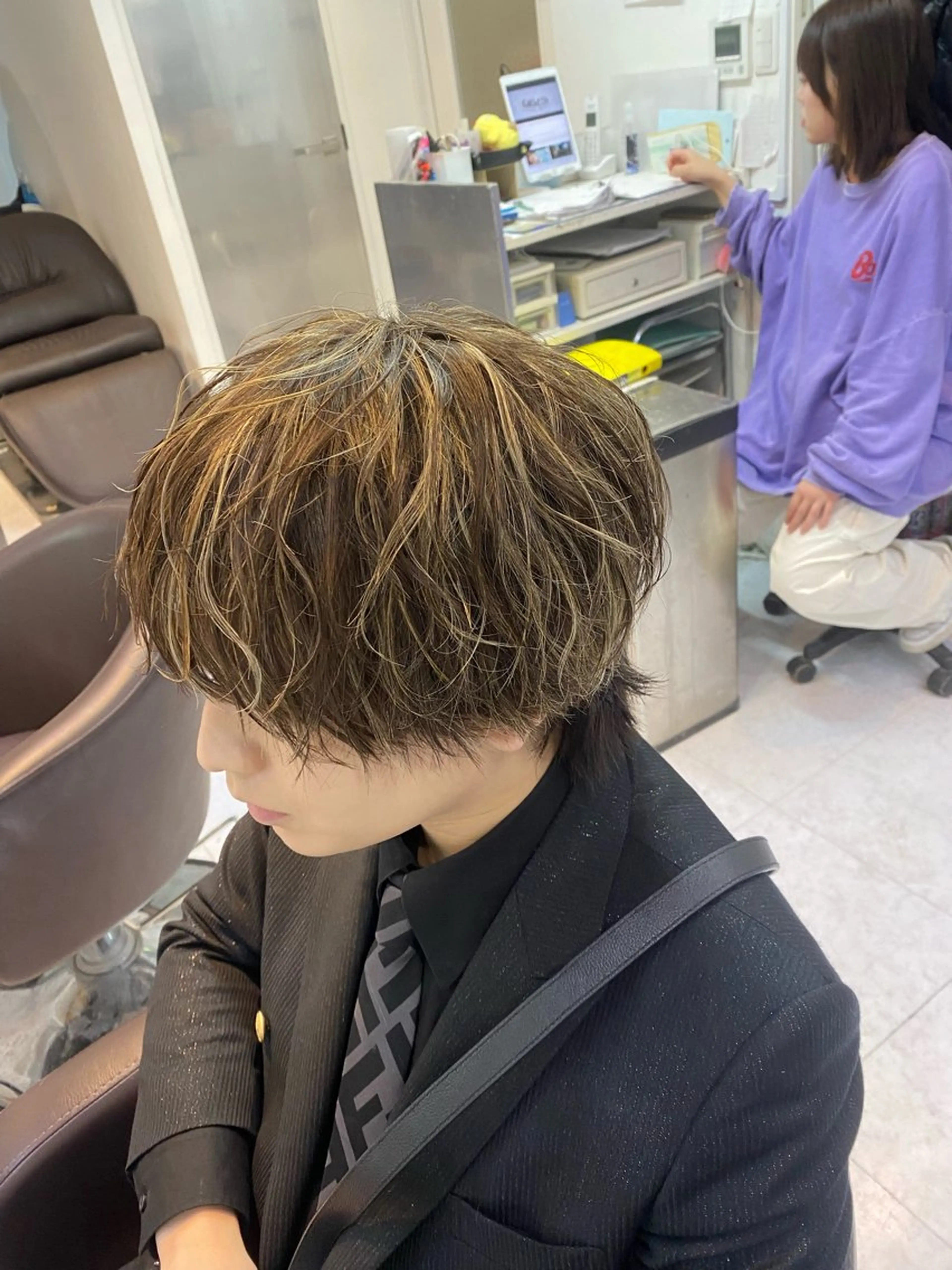 ショート メンズ tatsuya新宿 縮毛矯正/髪質改善のヘアスタイル