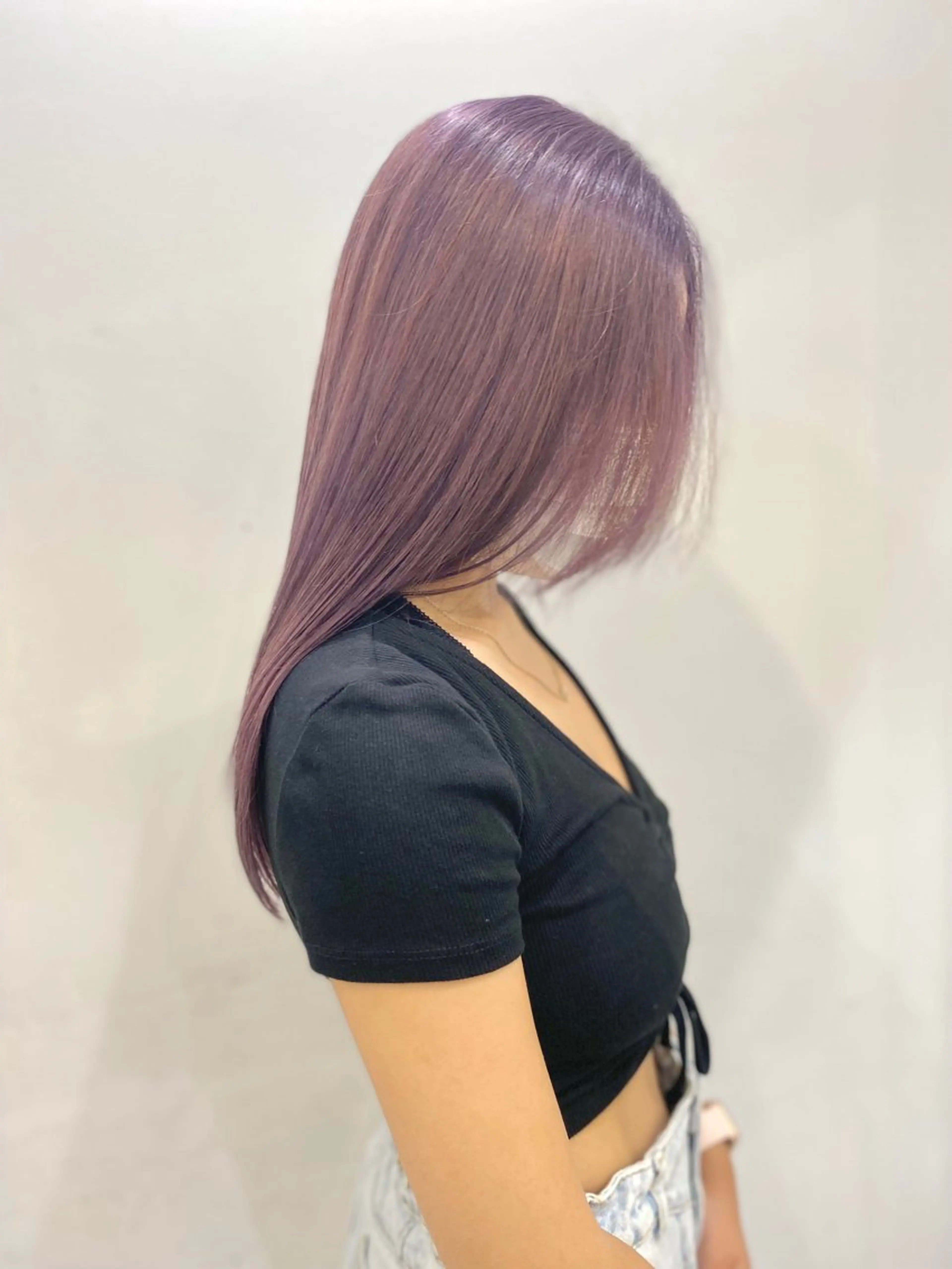 ロング カラー アディクシーカラー バレイヤージュ ブリーチ デザインカラー ダブルカラー カット ヘアカラー トリートメント opus 店長大和 レイヤー/赤み消しのヘアスタイル