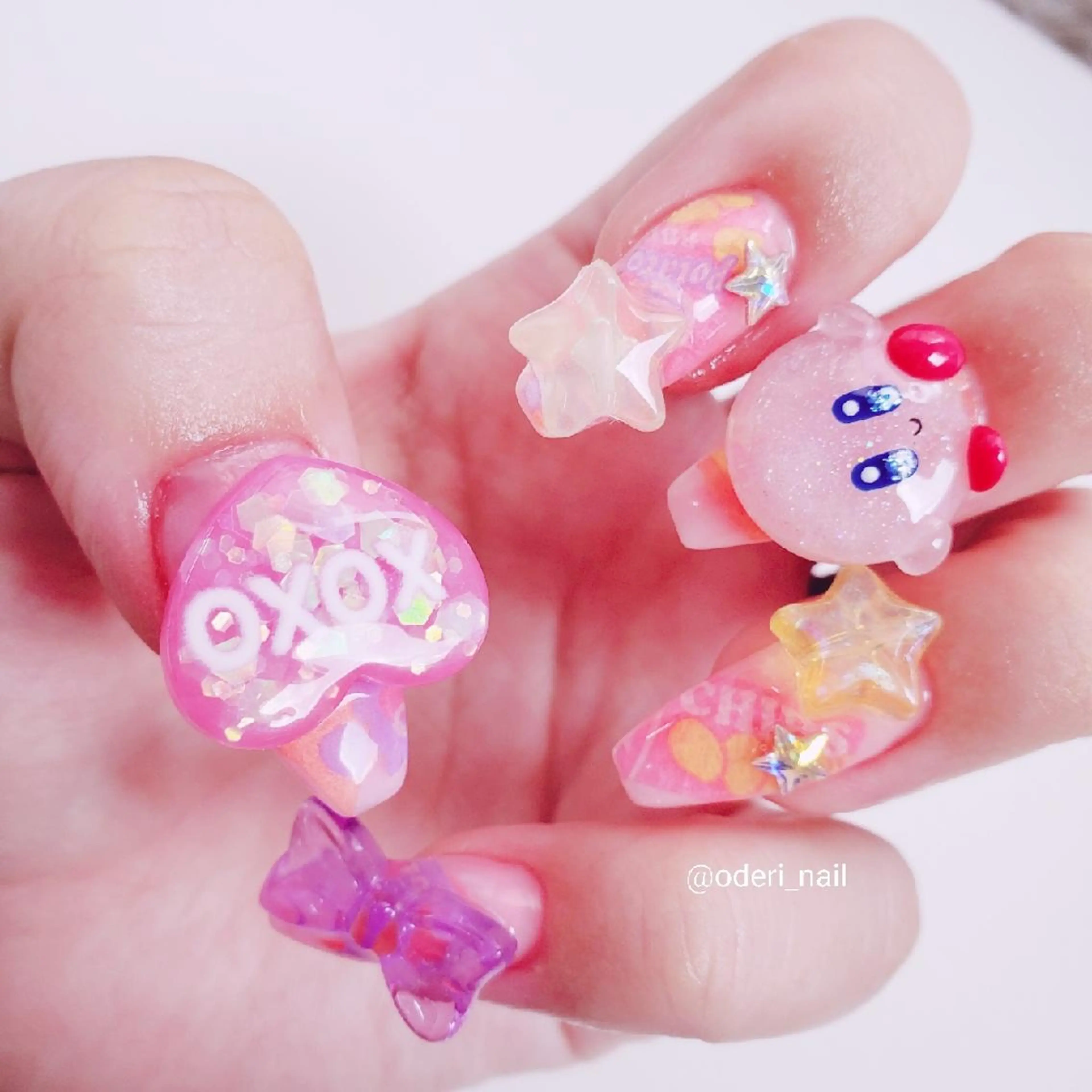 ネイル アートネイル ジェルネイル おで@ oderi_nailのネイルデザイン