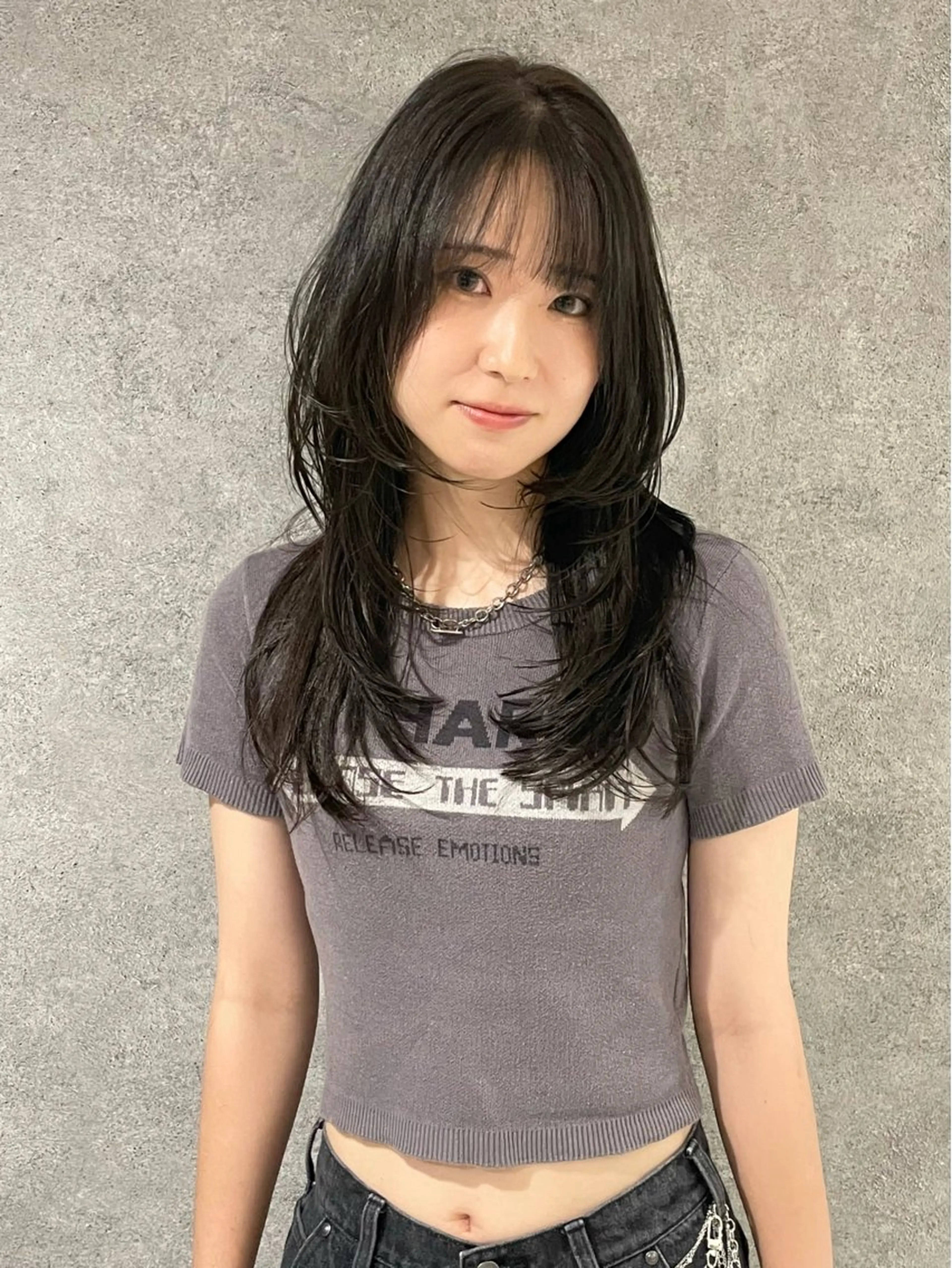 ロング カット ヘアカラー トリートメント 髪質改善縮毛矯正 ◽️河野泰貴のヘアスタイル