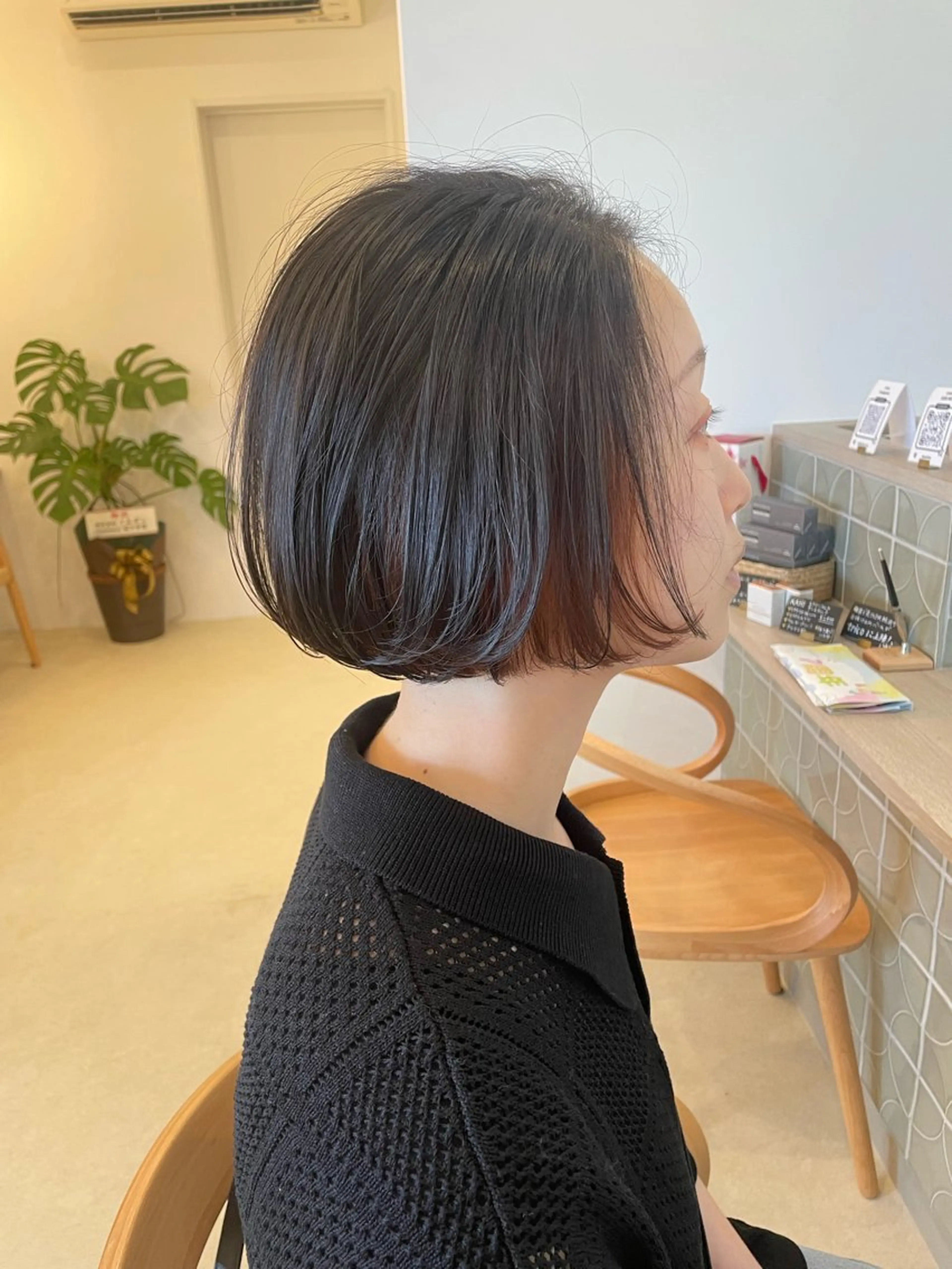 ショート カット ヘアカラー ルプラボウ/日野 /ショート/レイヤーのヘアスタイル