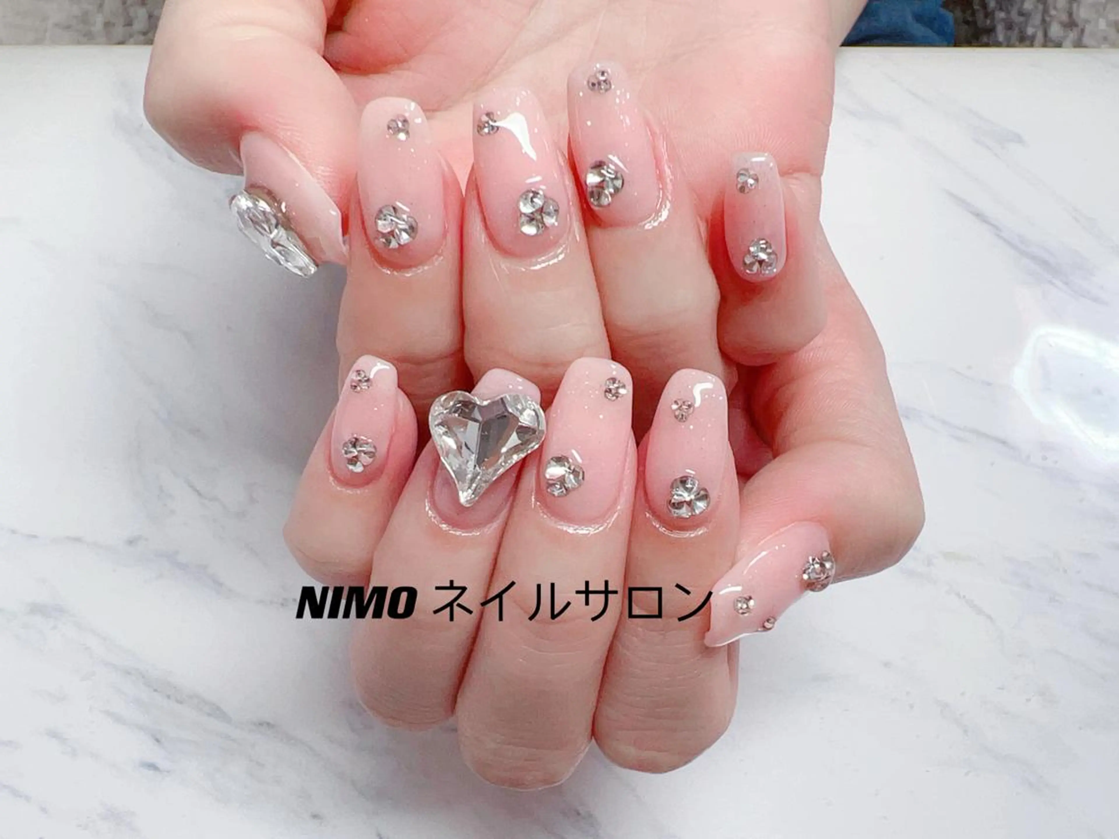 ショート カラー ネイル ハンドネイル ハンドケア NIMO ネイルサロンのネイルデザイン