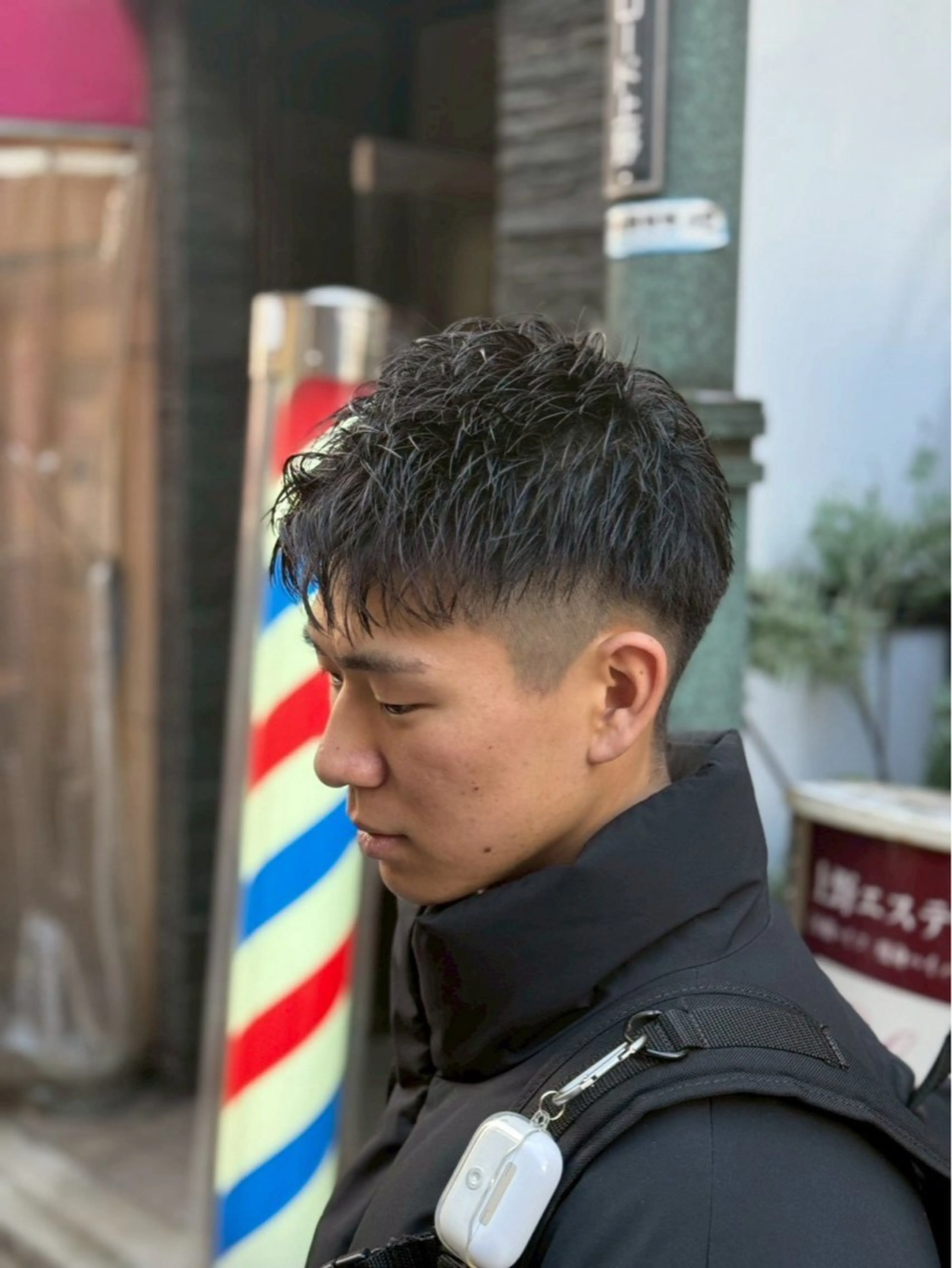 ショート メンズ 柴田 嘉文のヘアスタイル