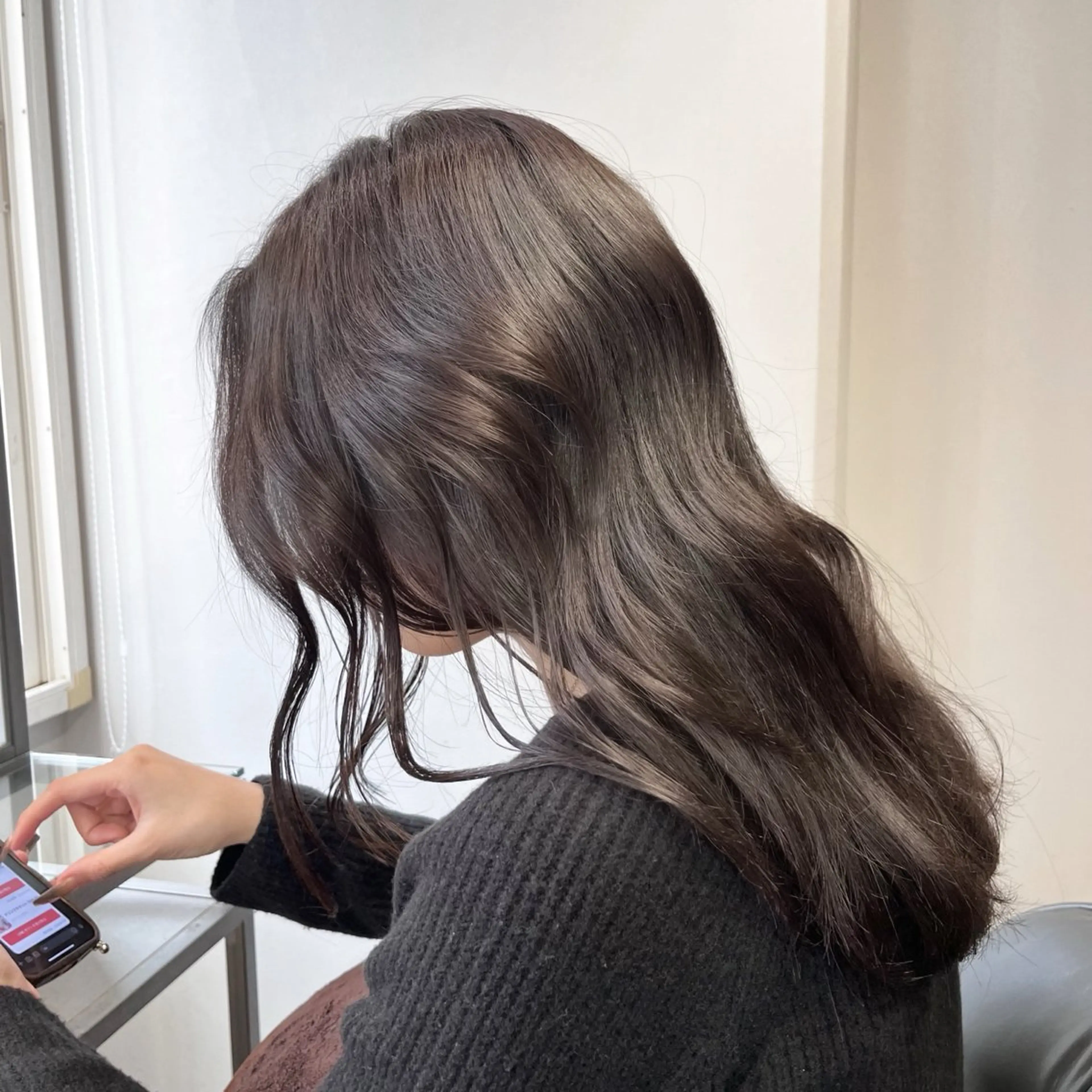 ロング カラー JIN/暖色カラー /髪質改善/艶髪のヘアスタイル