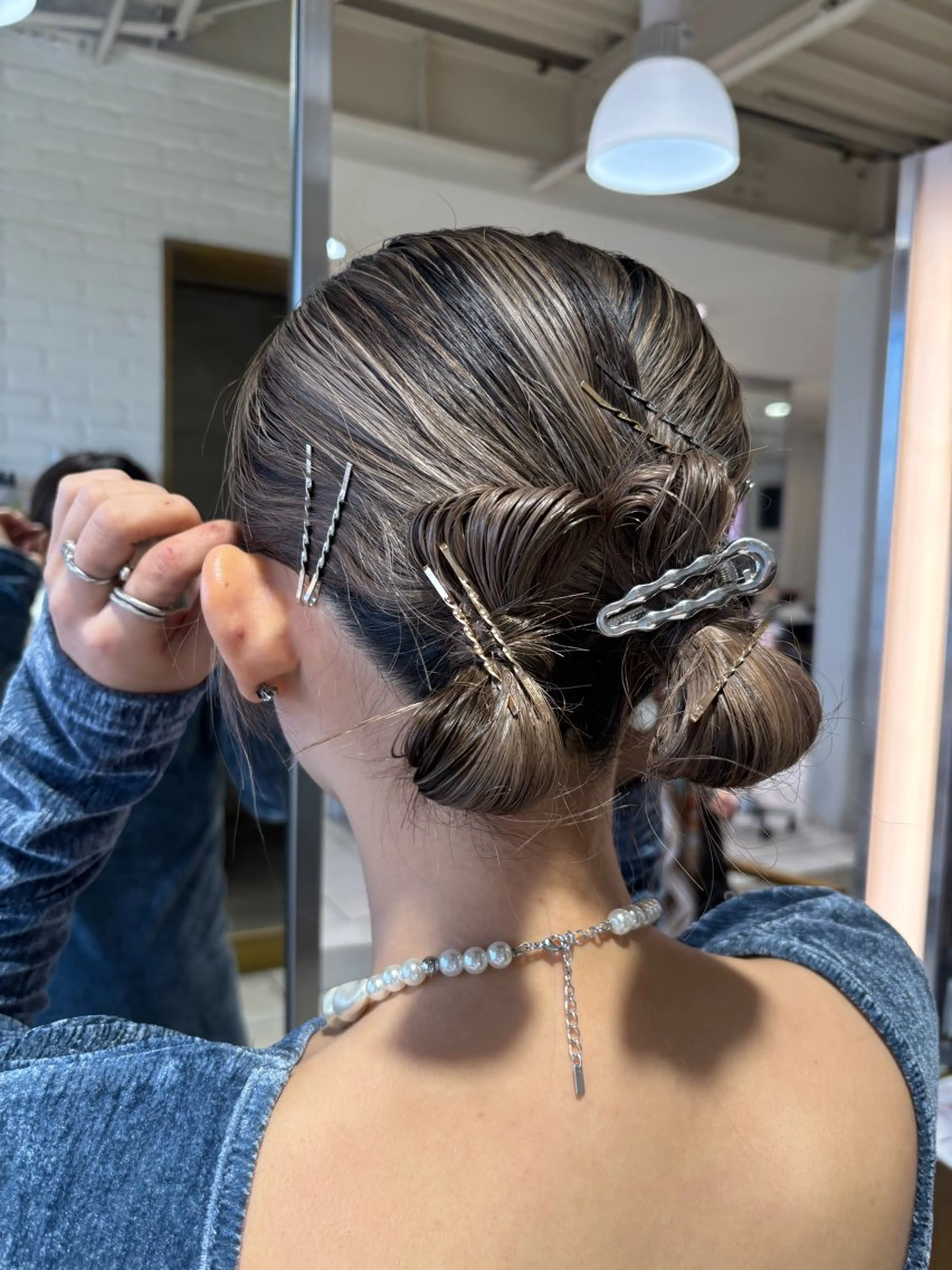 ミディアム ⭐️ダブルカラー⭐️ ｼｭﾝ⭐️のヘアスタイル