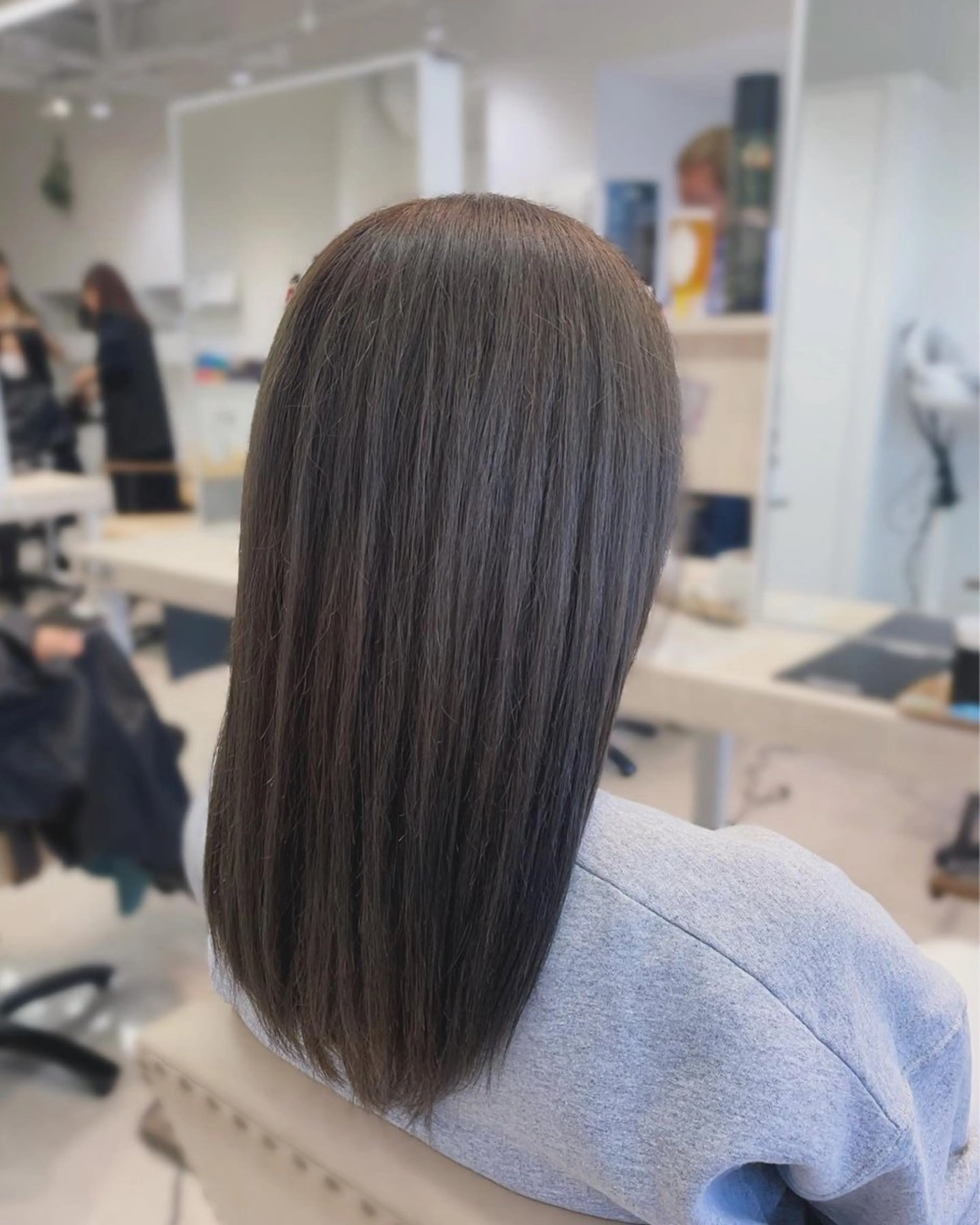 ロング カット ヘアカラー トリートメント かずや🍀/髪質改善 /艶髪カラー/眉毛のヘアスタイル