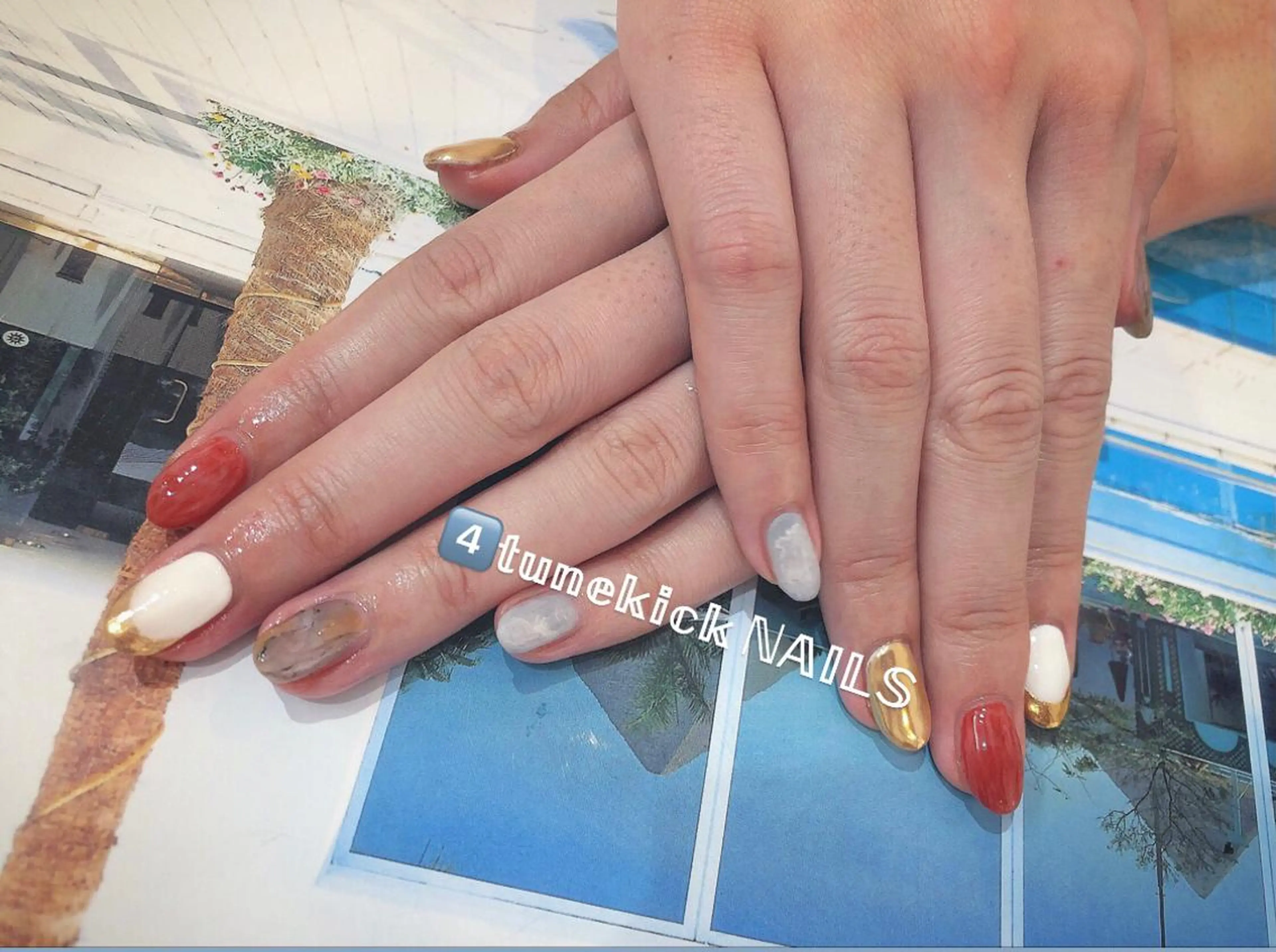 ネイル ニュアンスネイル 4tunekick NAILS(フォーチュンキックネイルズ)所属・星野 淳子のネイルデザイン