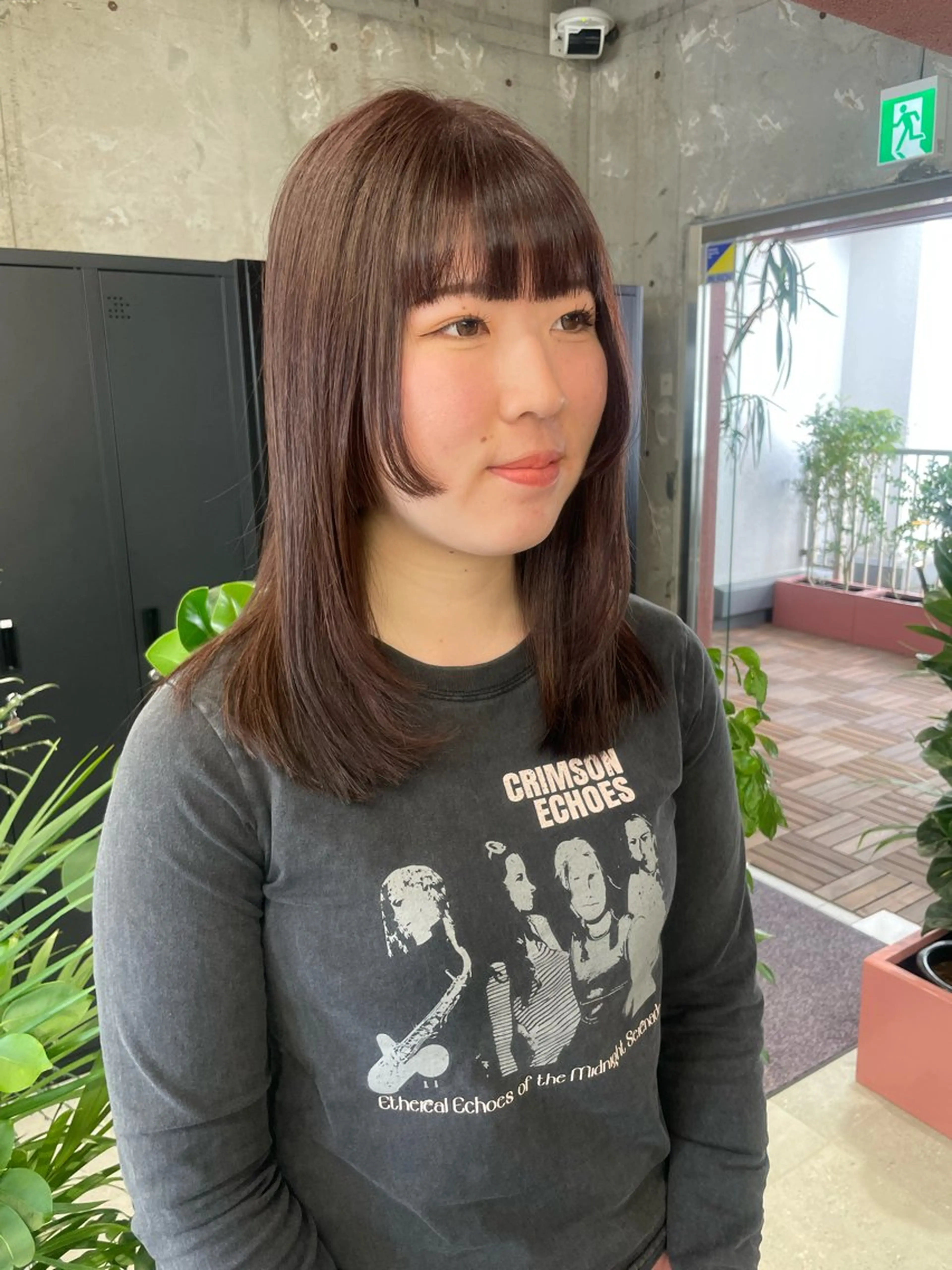 ロング カット トリートメント MIFA レイヤー／パーマのヘアスタイル