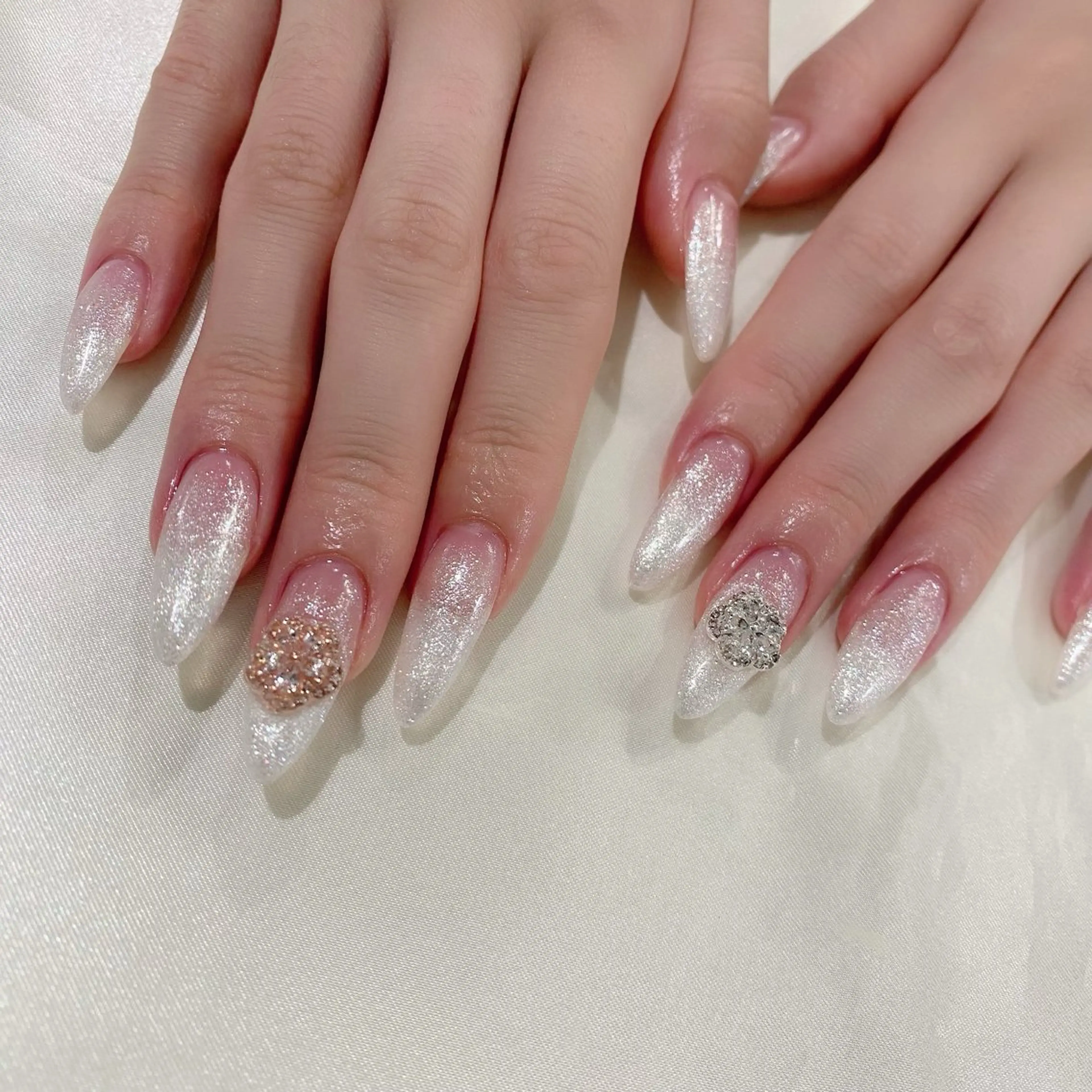 ネイル グラデーション ロングネイル スカルプネイル ハンドネイル Salon Ｋのネイルデザイン