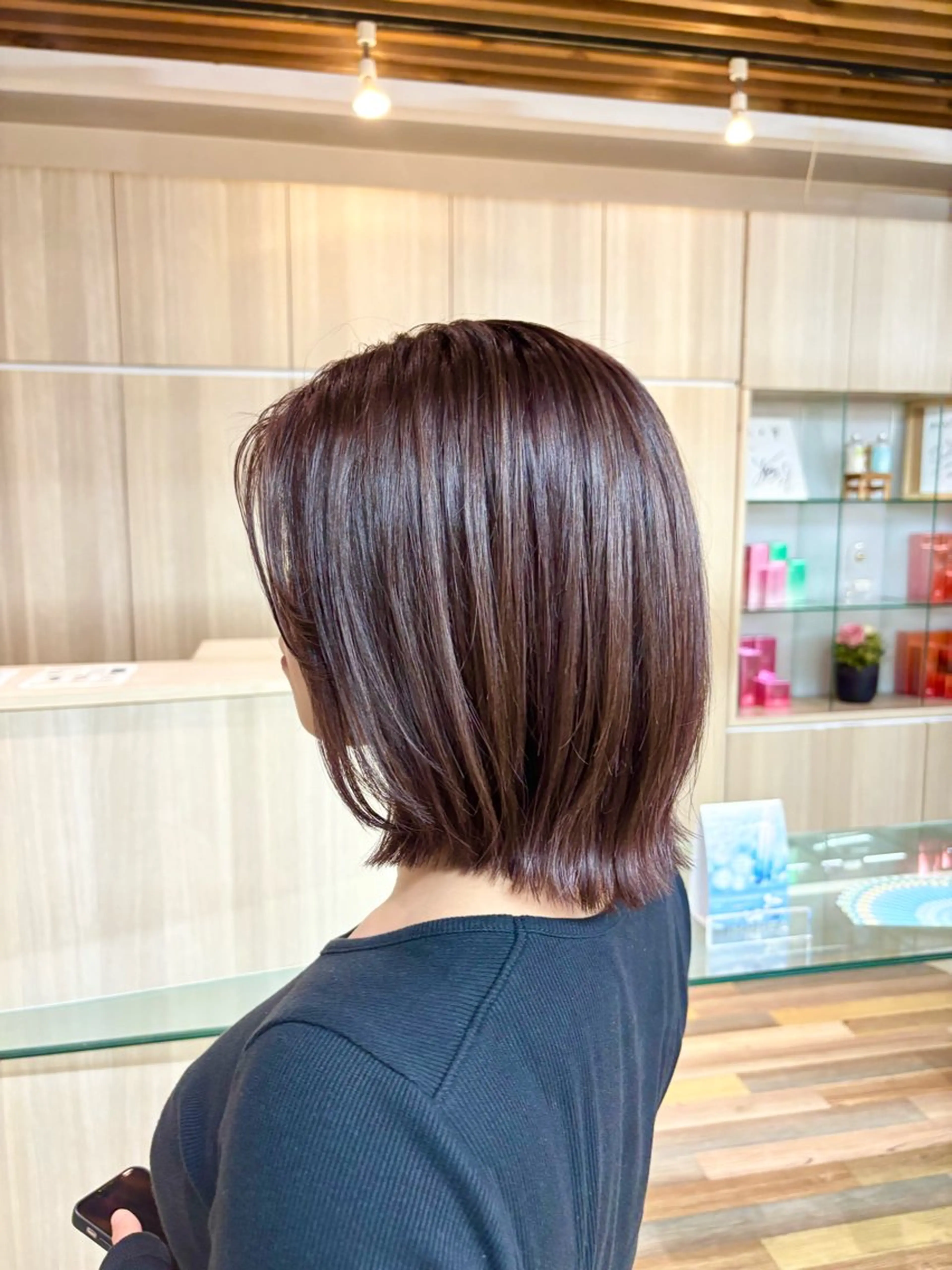 カラー ブラウンカラー ピンクカラー ヘアカラー 太田 百合花のヘアスタイル