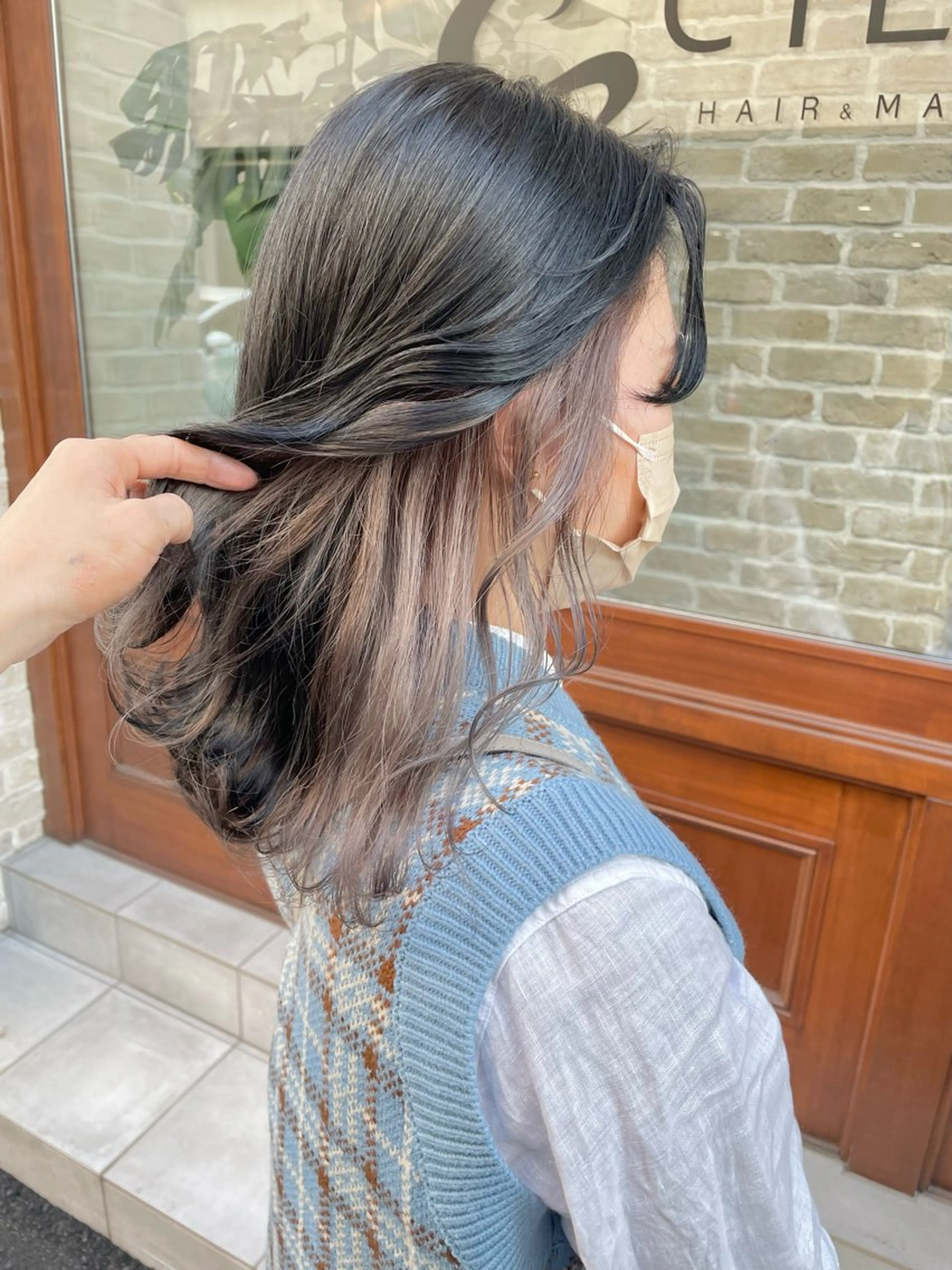 ロング カット ヘアカラー newi大分/ ヒメノシオリのヘアスタイル