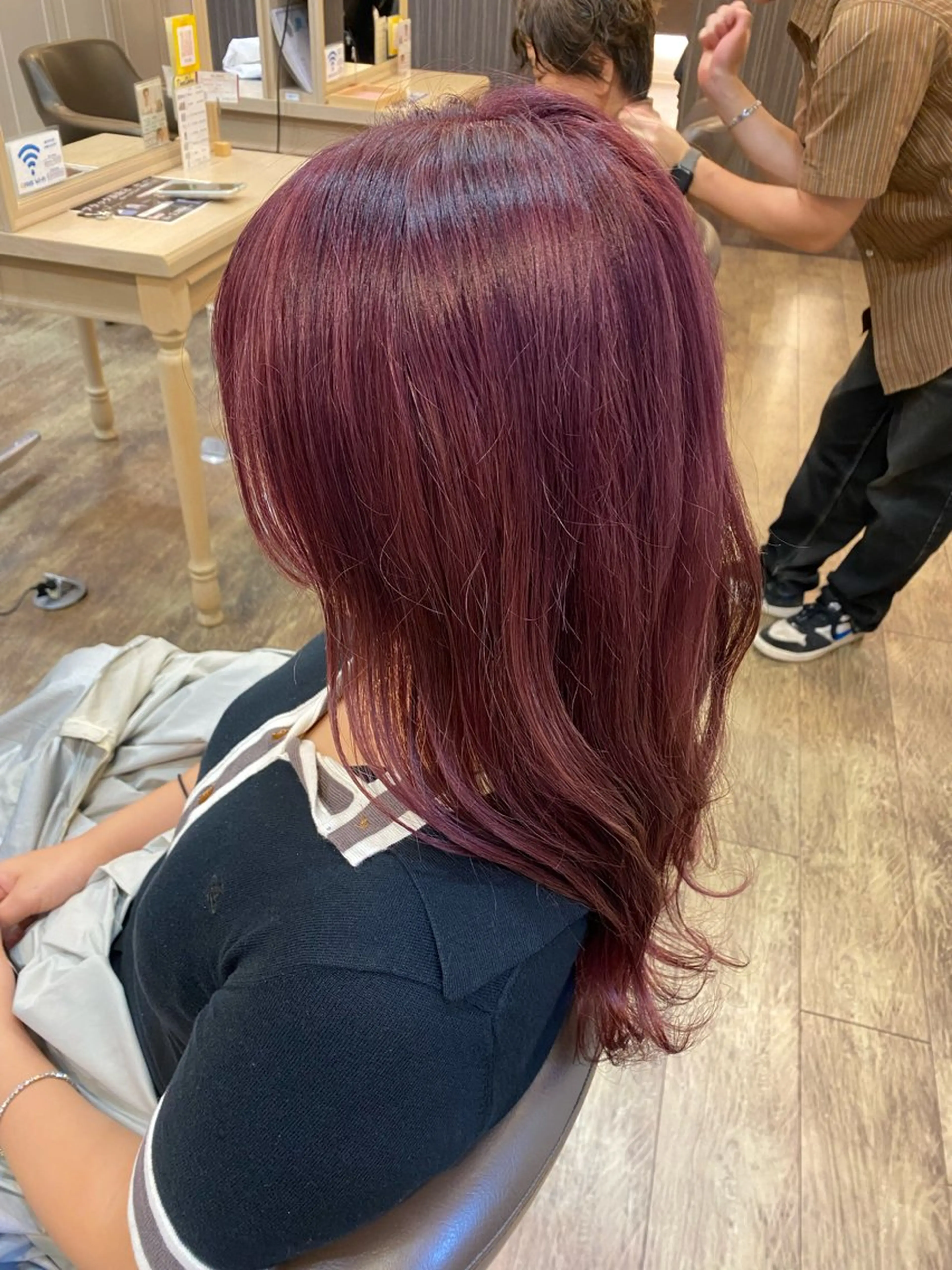 ロング 長嶋 花梨のヘアスタイル