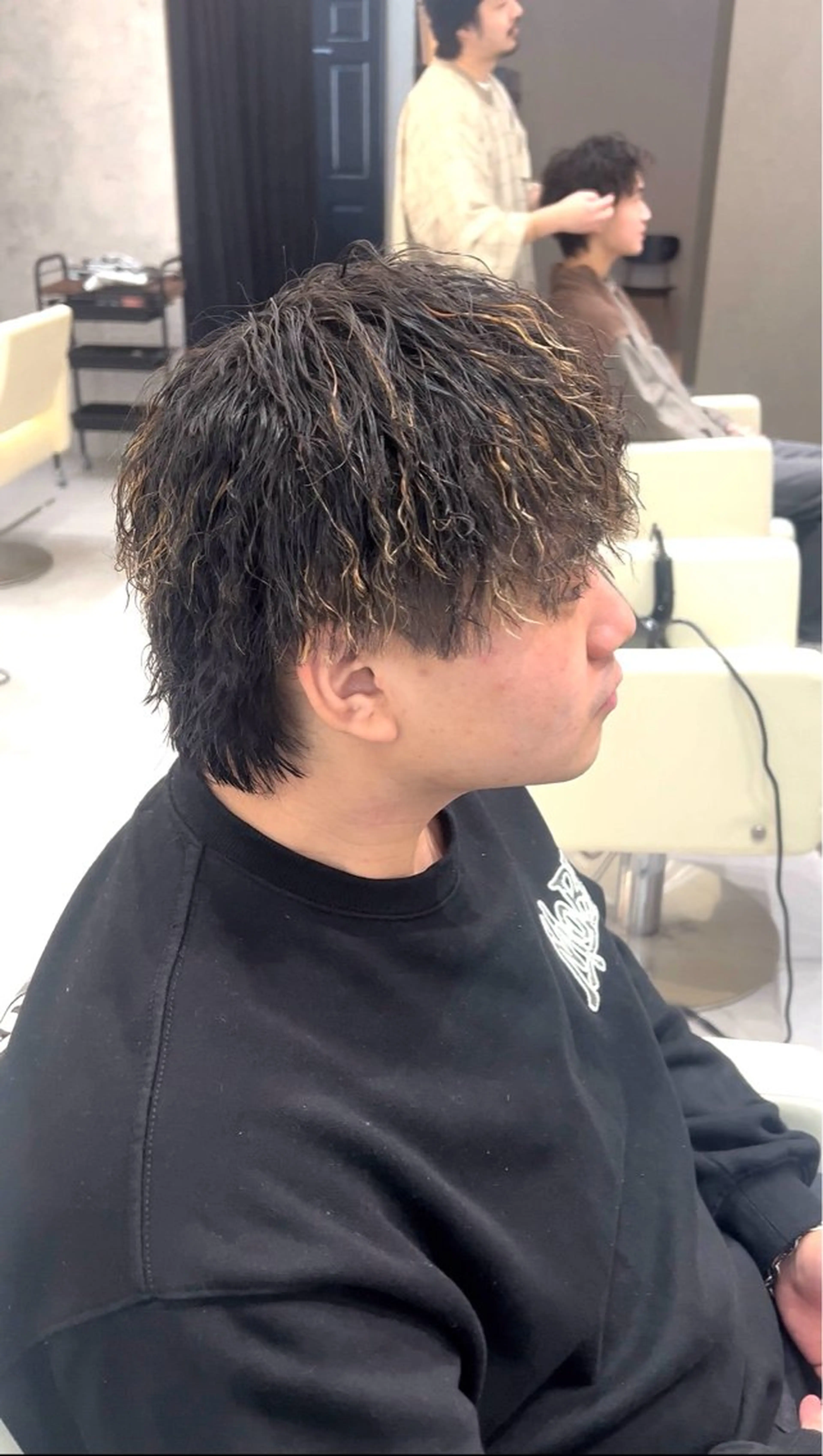 パーマ メンズ メンズサロン リョウタのヘアスタイル