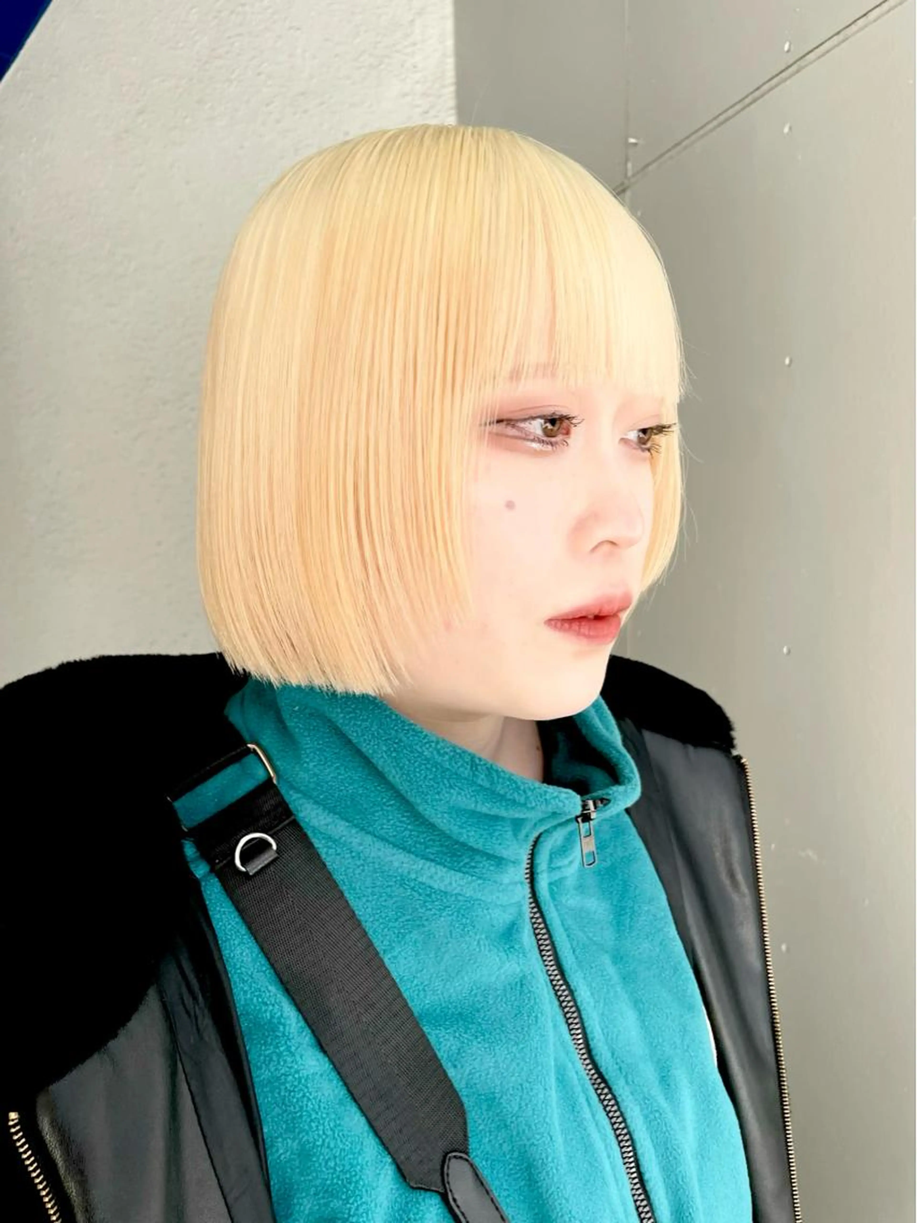 👼トリプルカラー＋トリートメント ハイトーン ハイライト インナーカラー ブロンド リタッチ ブリーチ[表参道/原宿]の写真