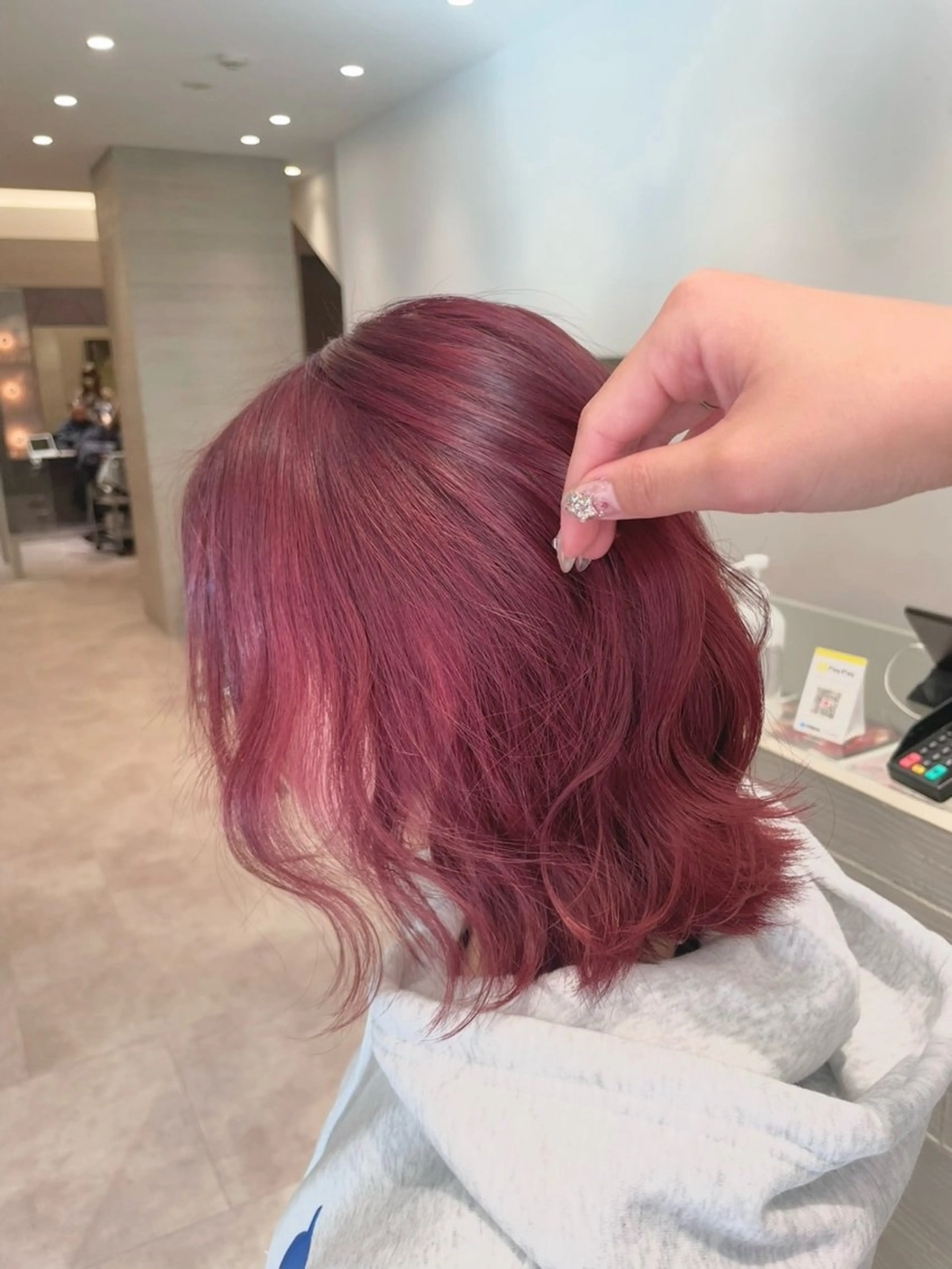 ミディアム カラー ヘアアレンジ .⋆⟡💖 Marin💖⟡⋆.のヘアスタイル