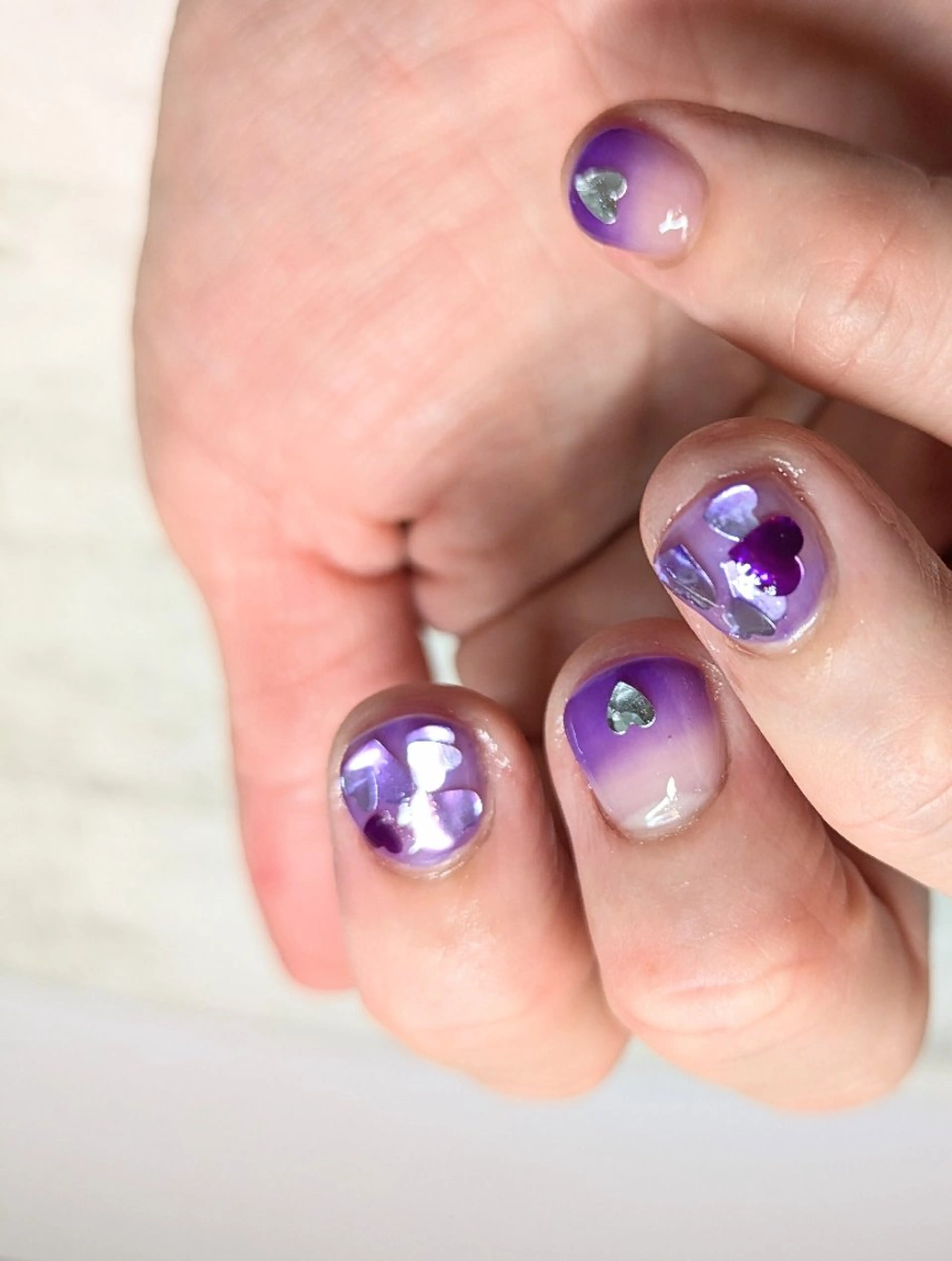 ネイル La Belle Vie所属・imaichise 🧡💜推しネイルのネイルデザイン