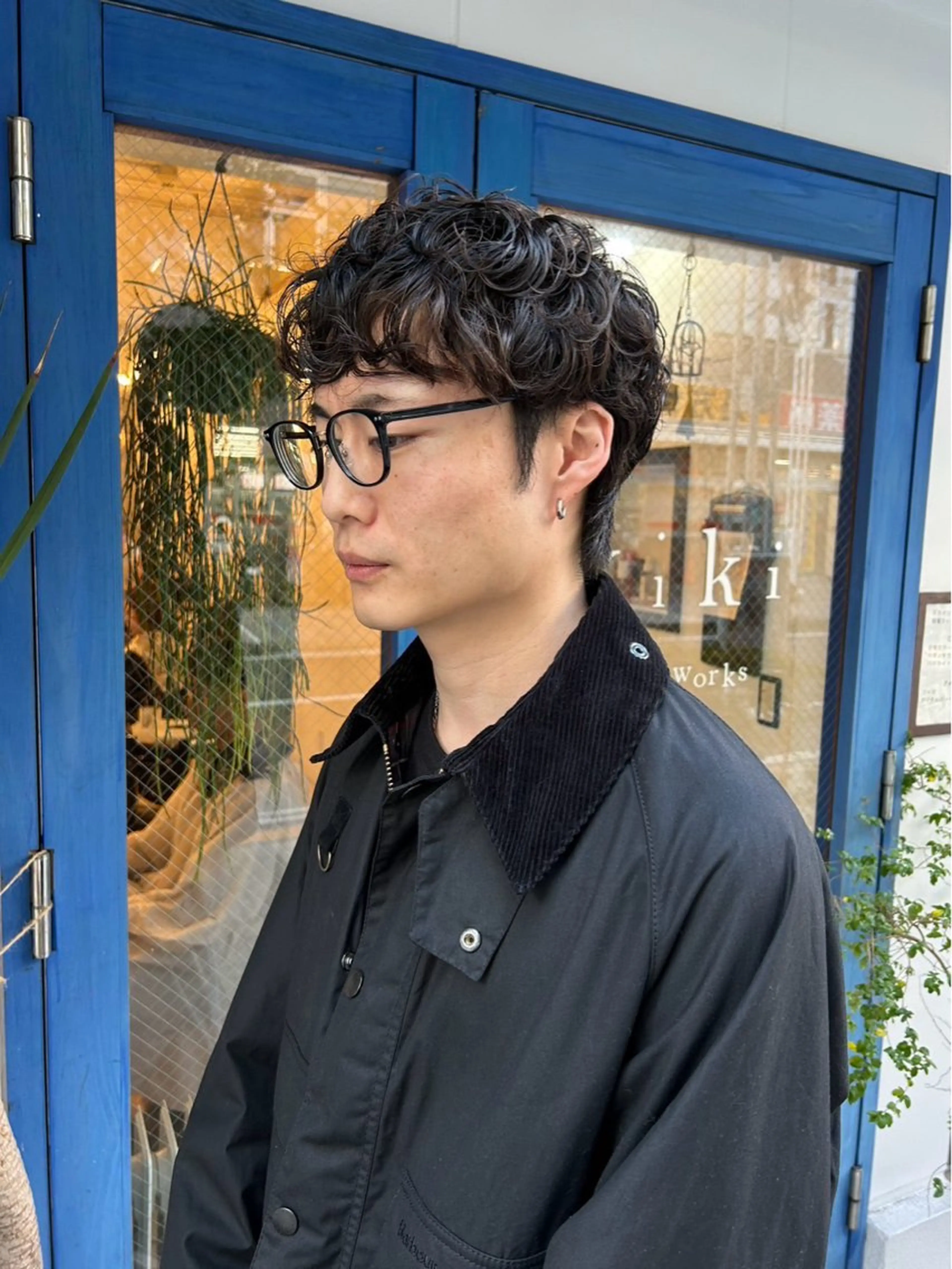 メンズカット+パーマの写真