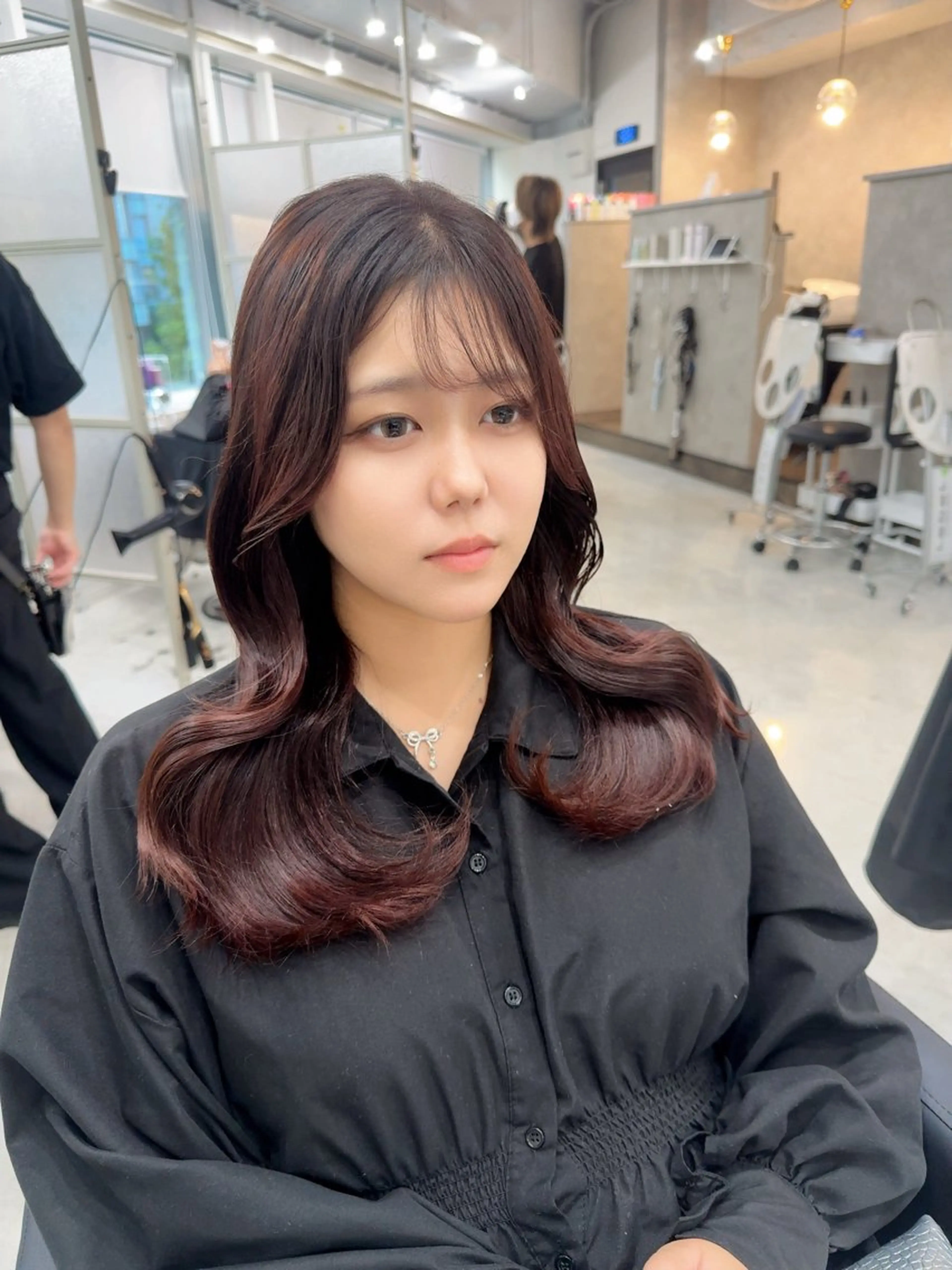 セミロング MAHO/透明感カラ ー/髪質改善🍒のヘアスタイル