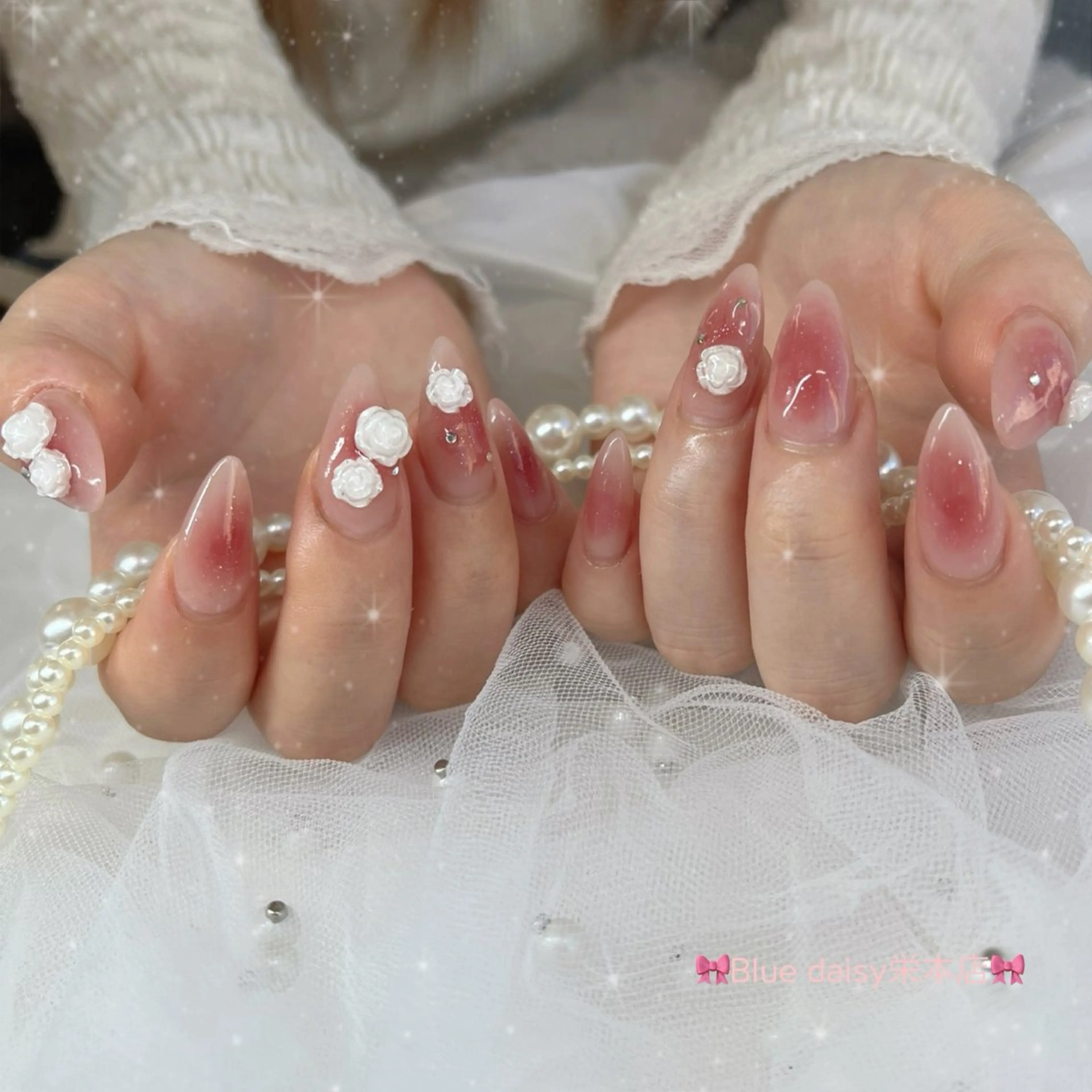 ネイル チークネイル ハンドネイル BlueDaisy 栄本店のネイルデザイン