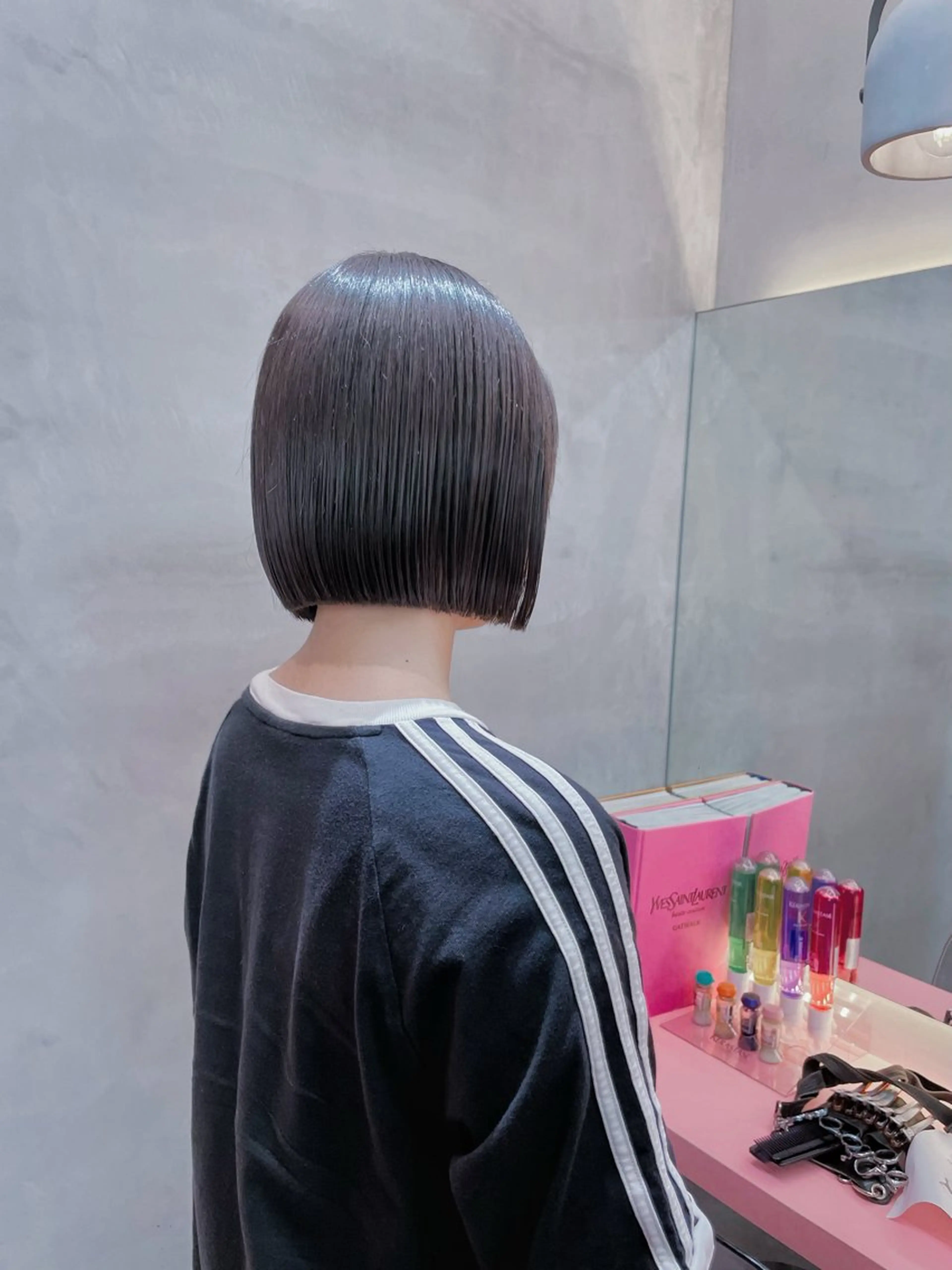 ショート Misaki /ボブ/縮毛矯正のヘアスタイル