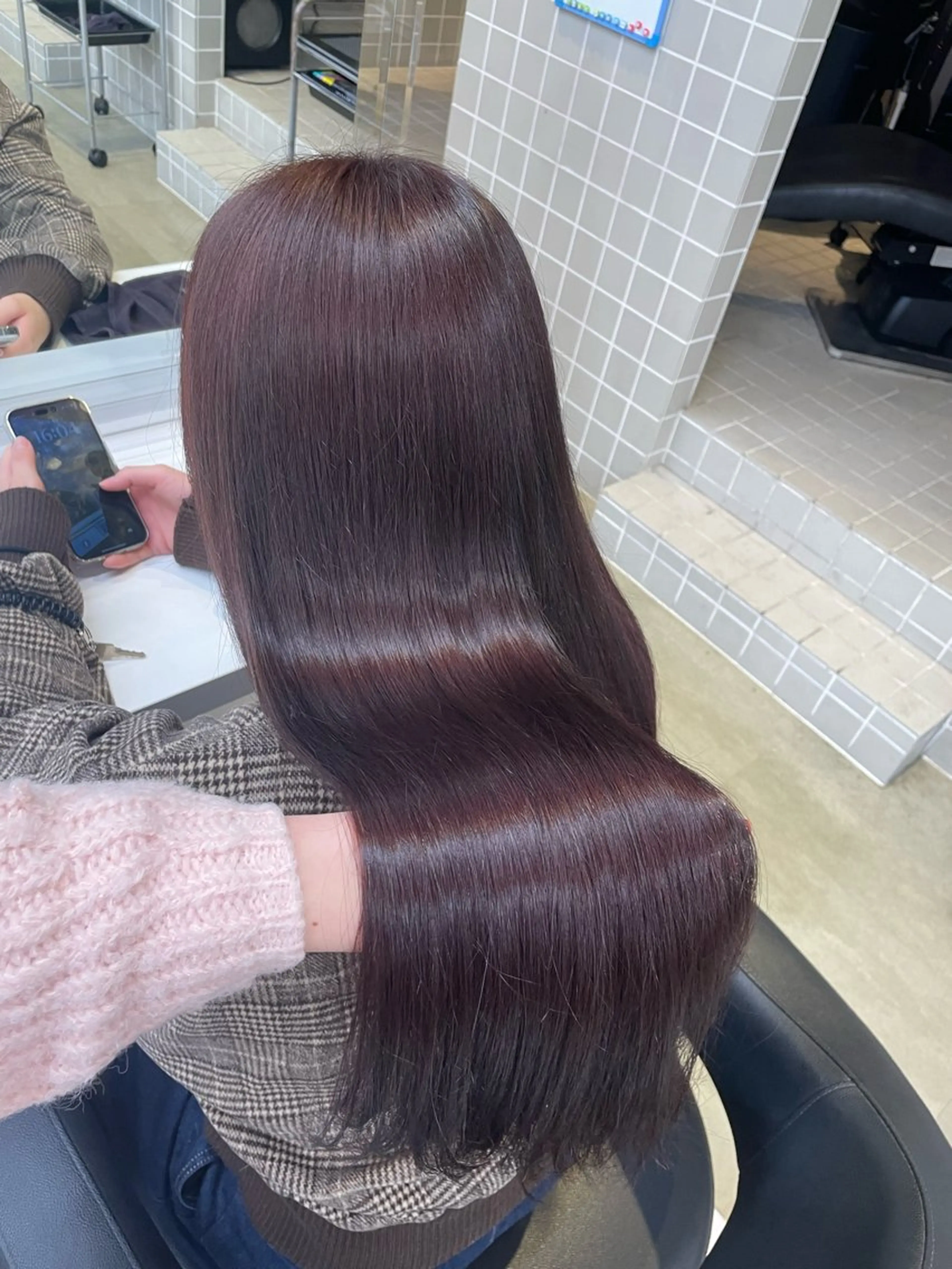 ロング カラー ヘアアレンジ ヘアカラー トリートメント ヘアセット 💗横浜美容室 💗HARUNAのヘアスタイル