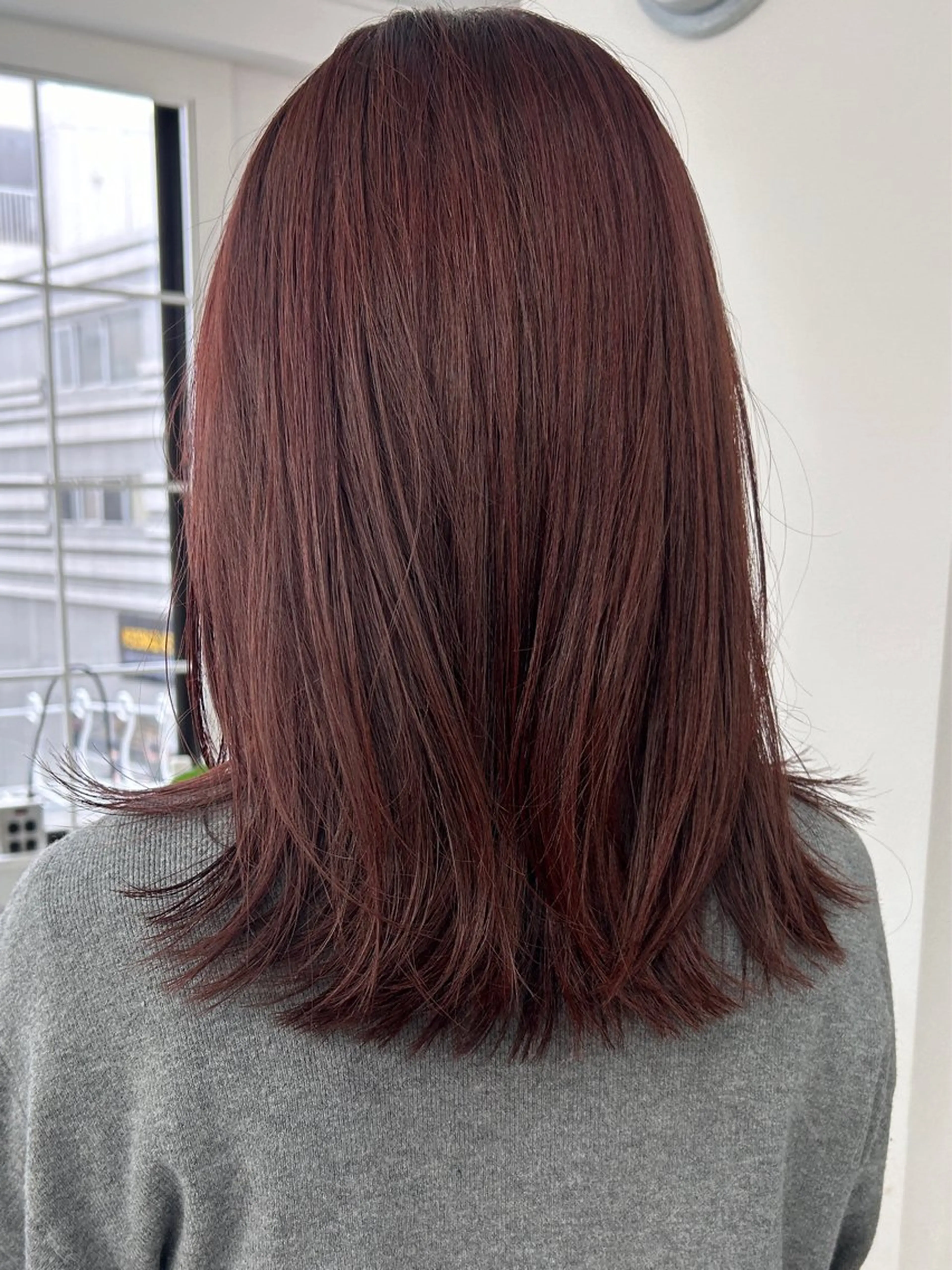 ロング カラー カット ヘアカラー トリートメント レイヤーボブ/ 艶カラー/サナ🌼のヘアスタイル