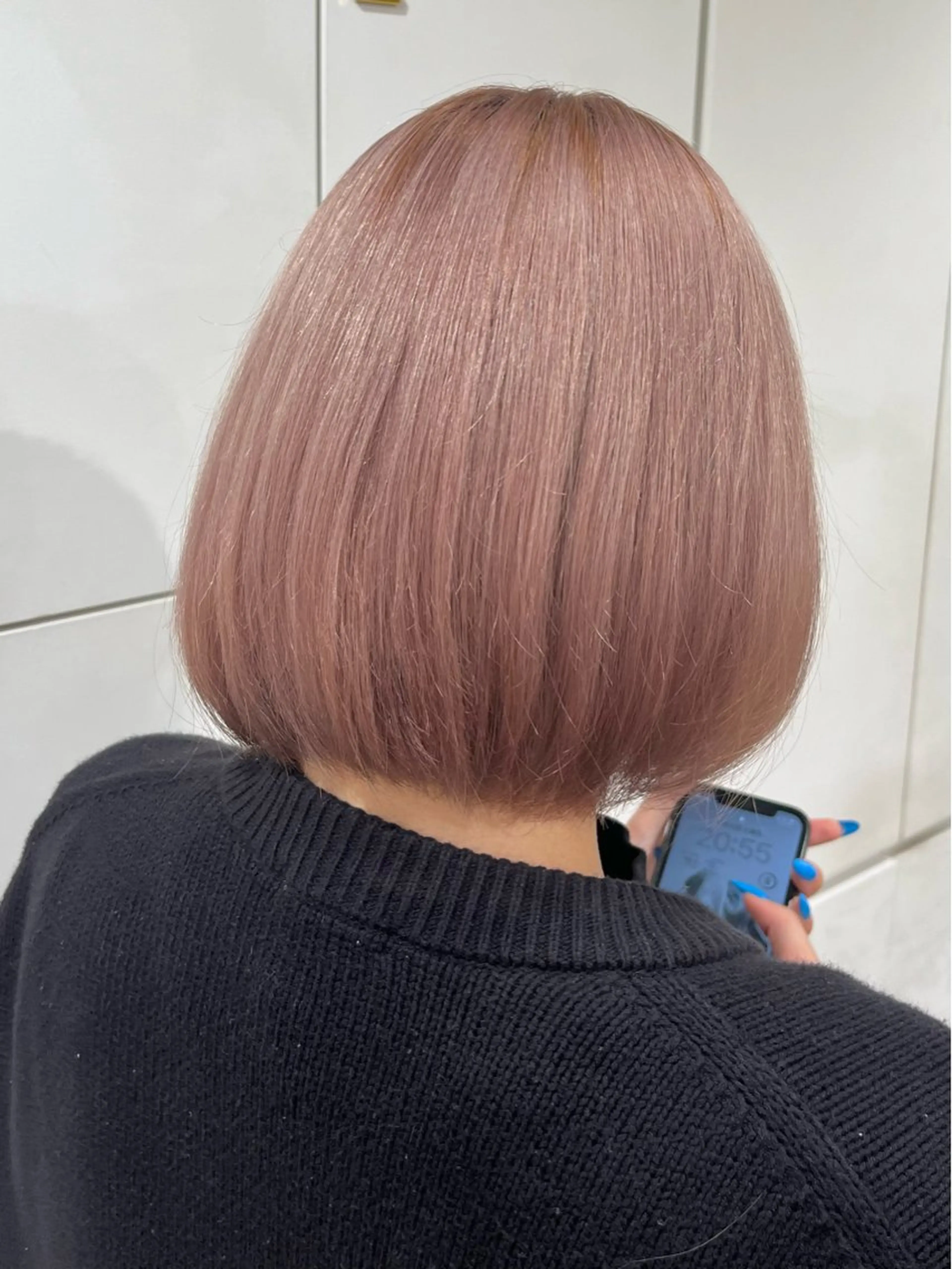 セミロング カラー 🤎HAZUKI🤎 ハイトーン✨のヘアスタイル