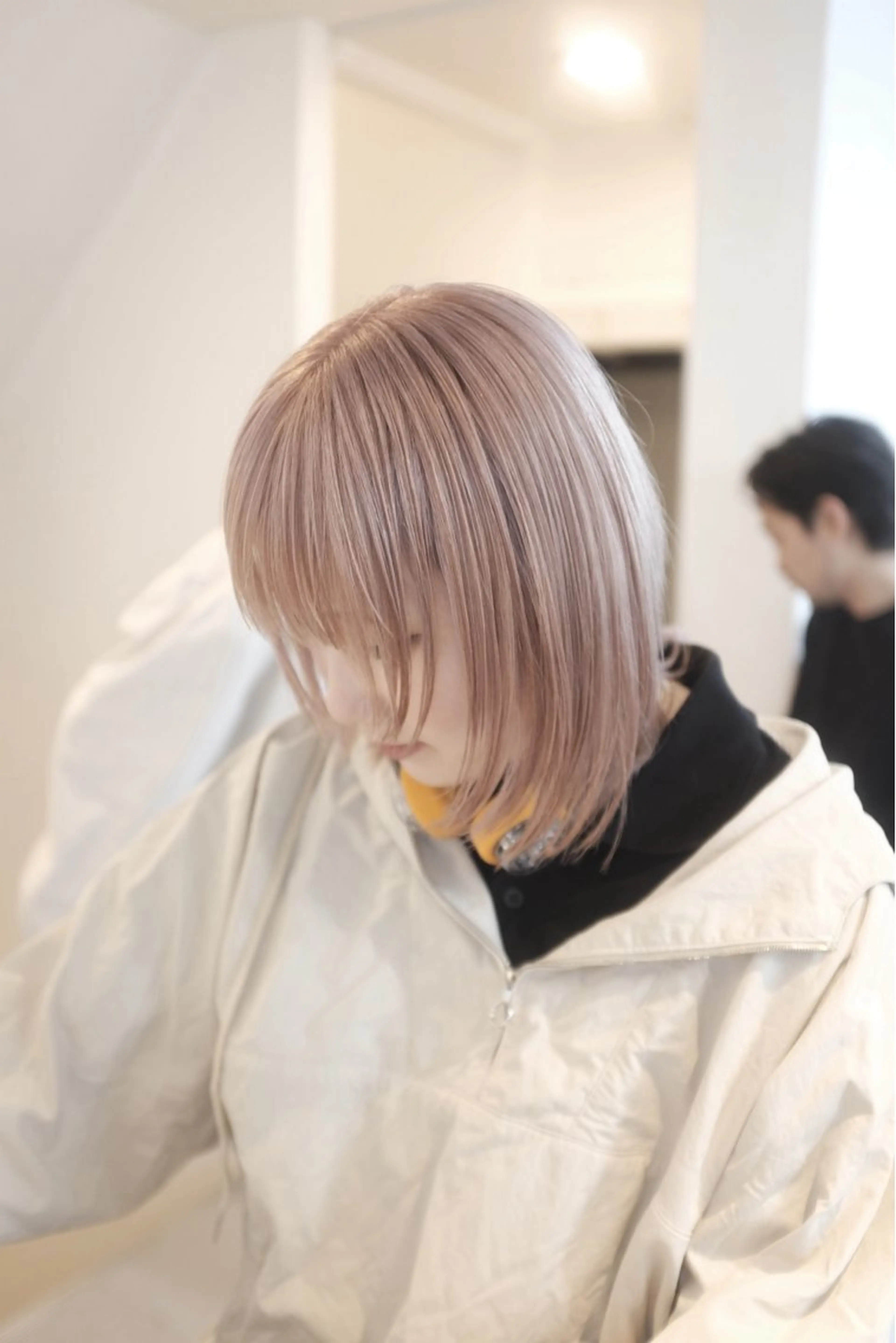 セミロング カラー ヘアアレンジ 🦠デザインカラー/ 魚瀬あおい🦠のヘアスタイル