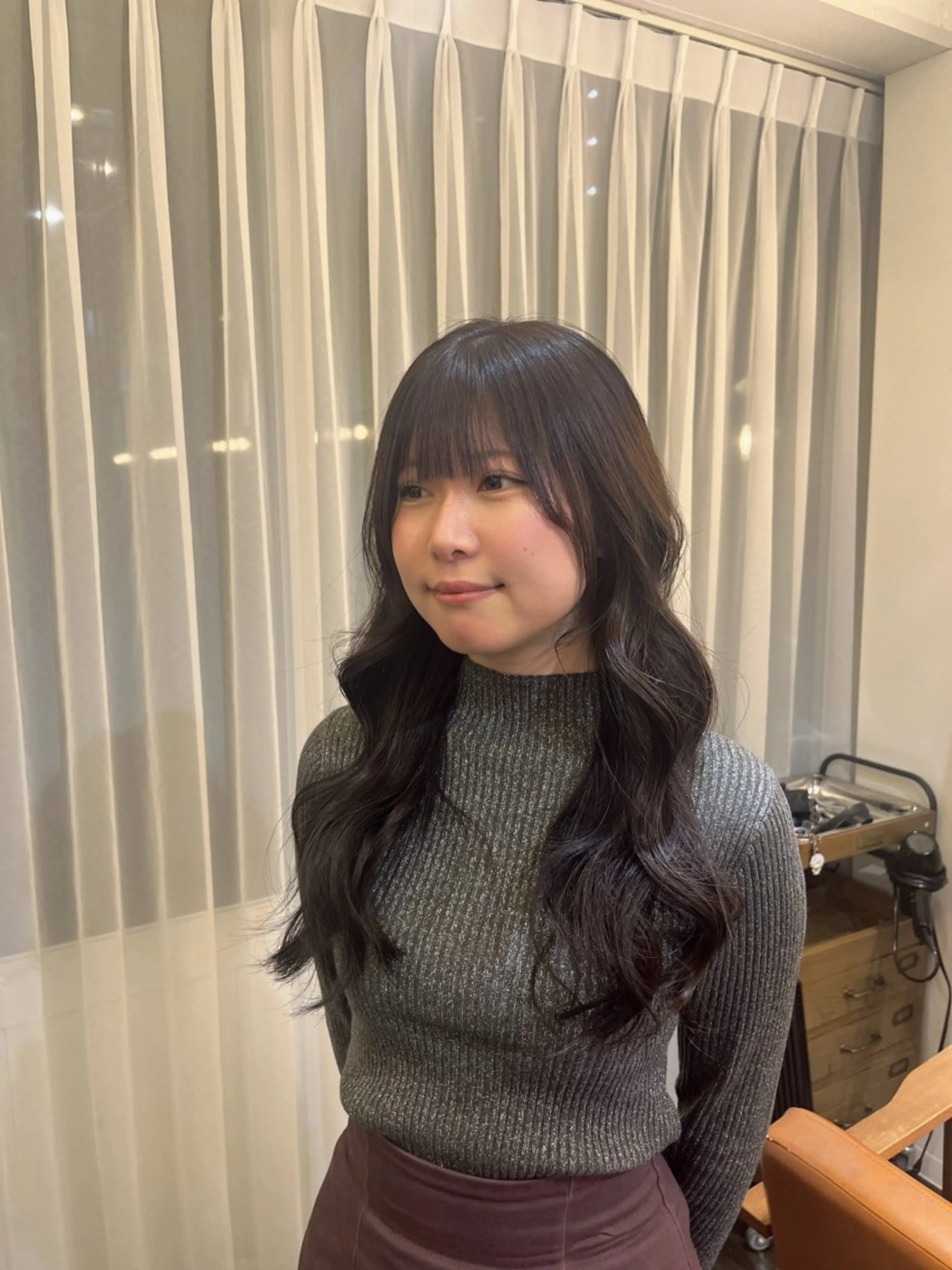 セミロング まな 🎀🤍のヘアスタイル