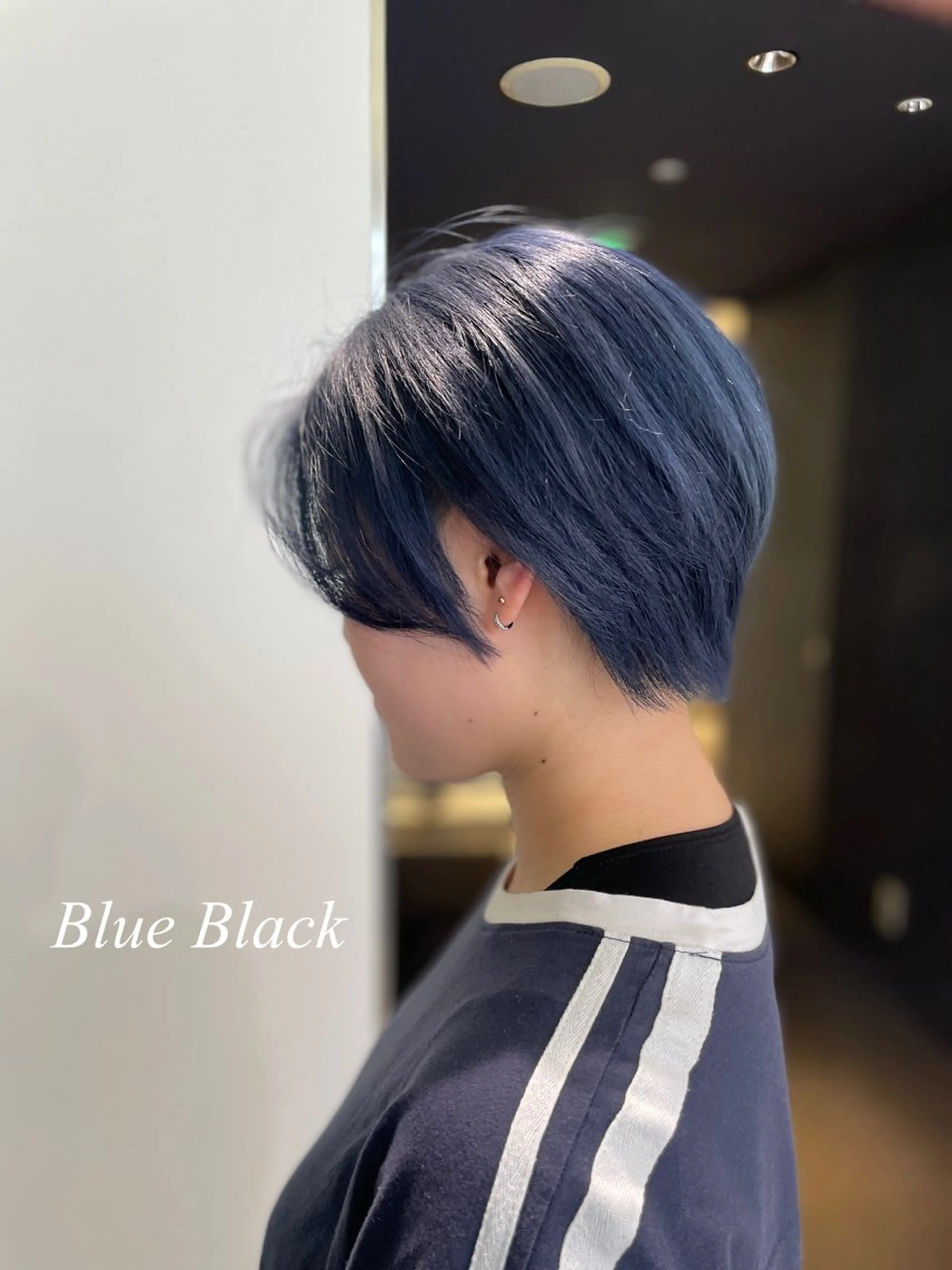 カラー ブルーカラー ブリーチ・デザイン カラー/江原のヘアスタイル