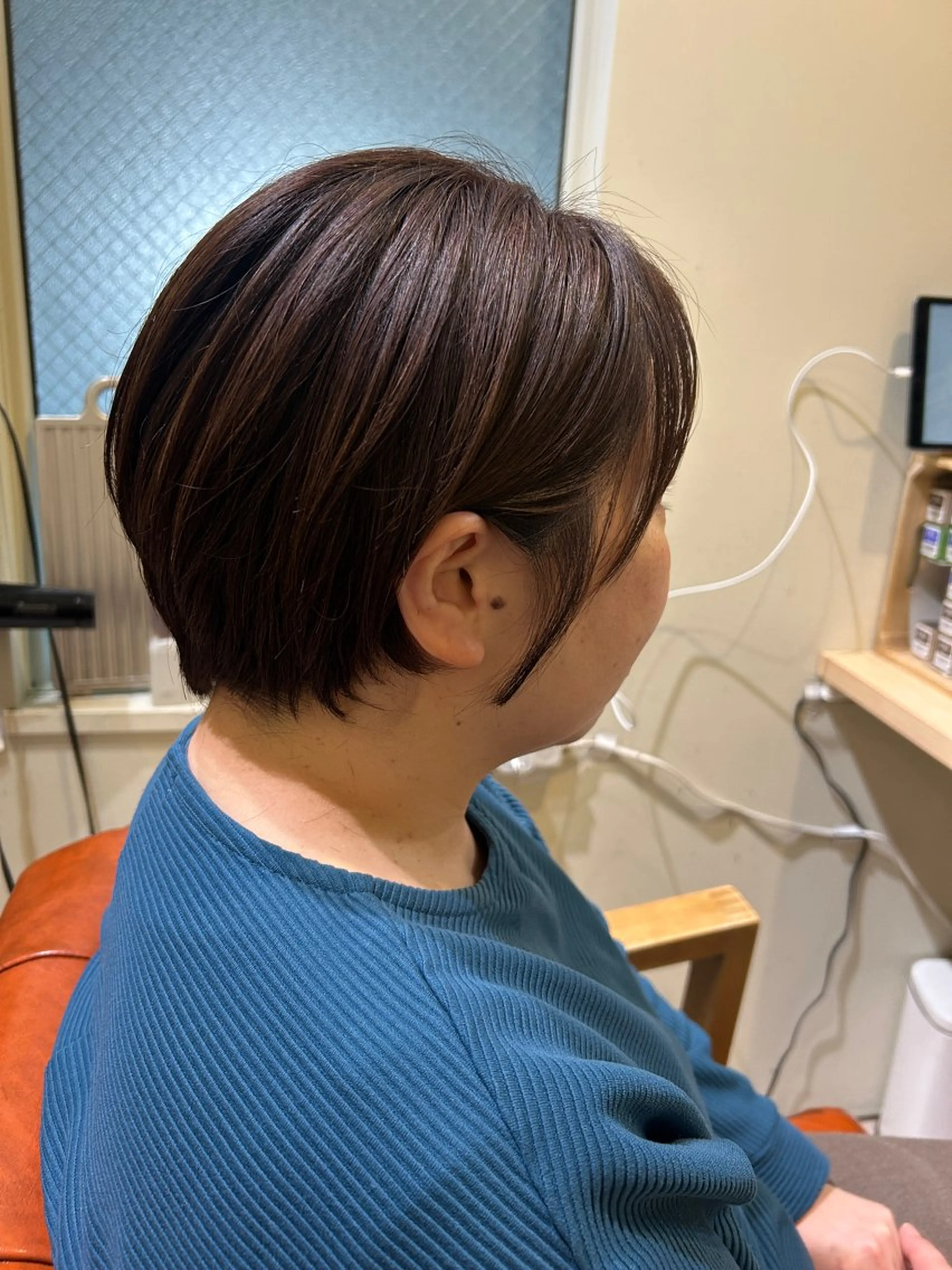 ショート カラー カット 久木原 ゆりのヘアスタイル