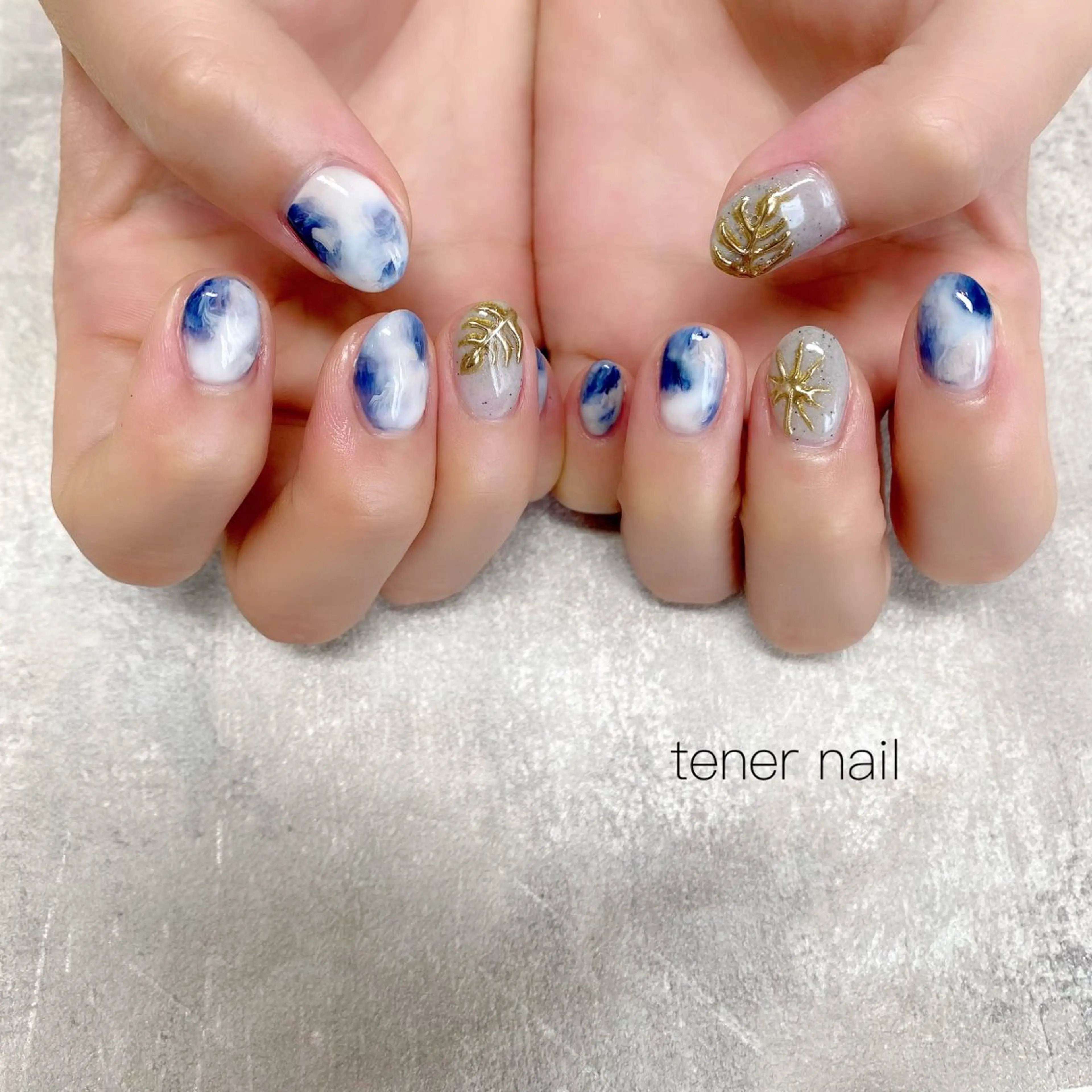 ネイル ゴールド テネルネイル tener nailのネイルデザイン