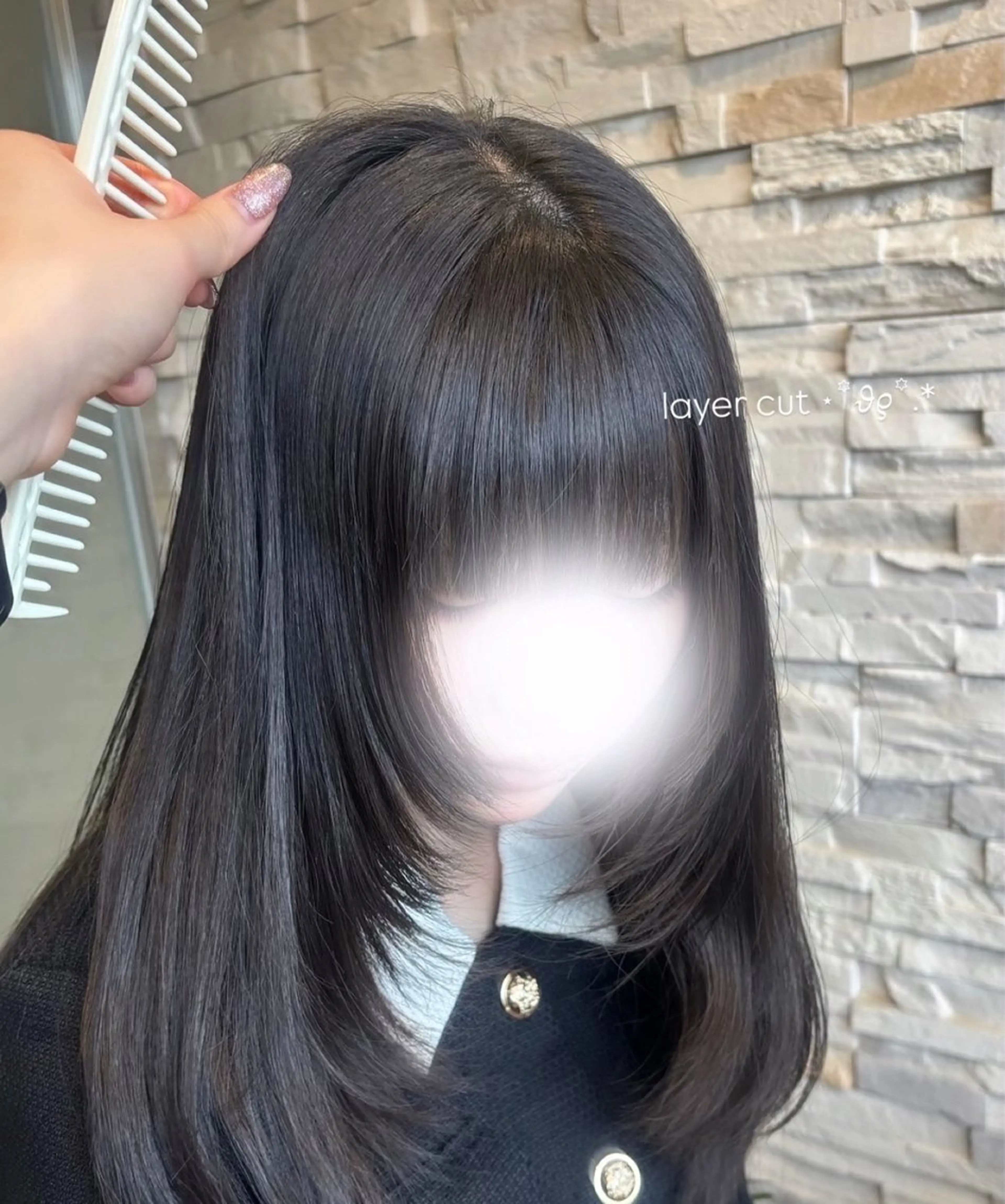 ロング レイヤーカット/ パーマ⭐️/aikoのヘアスタイル