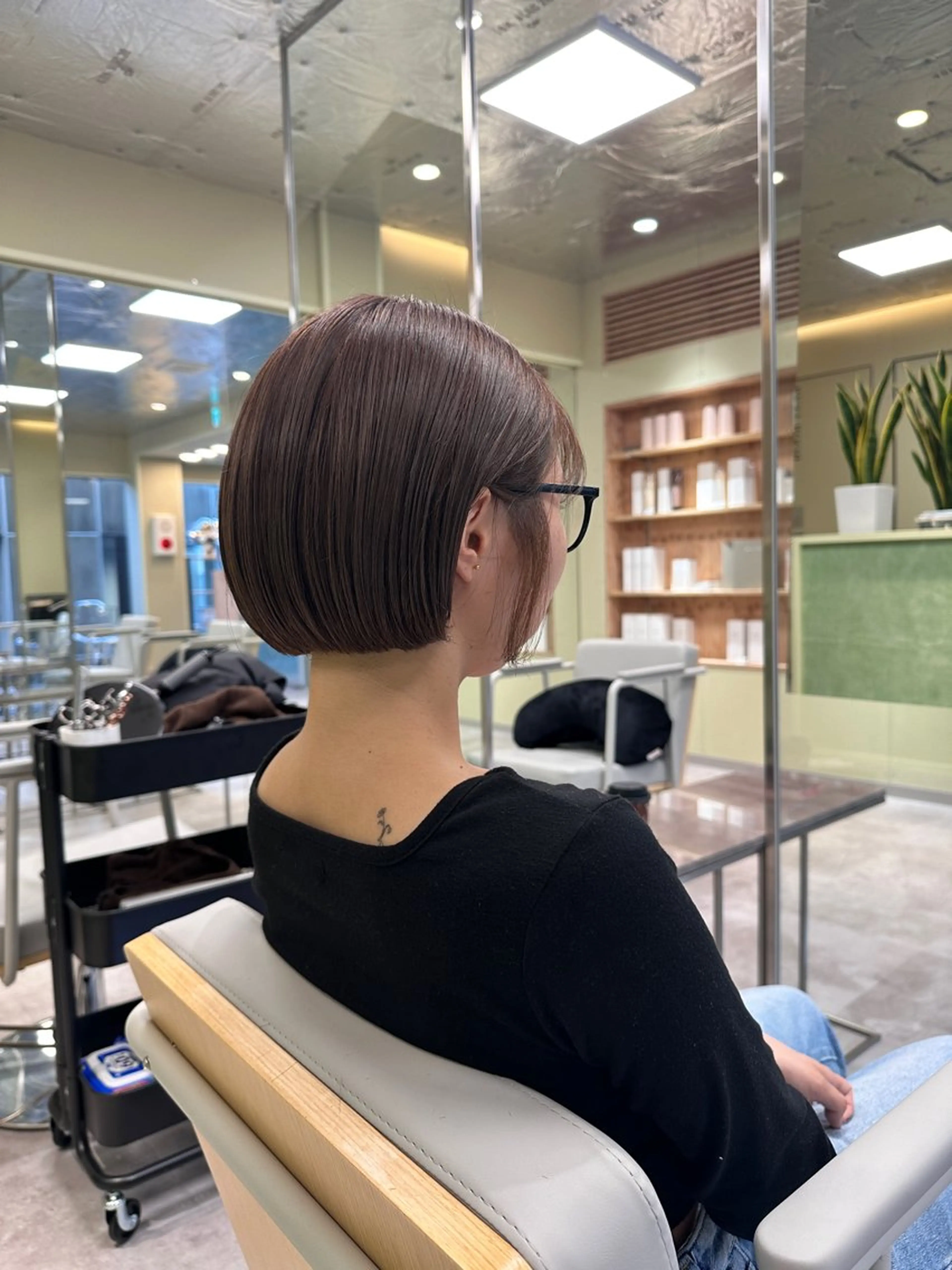 ショート ボブ/ぱつっとボブ/ 谷口 海星のヘアスタイル