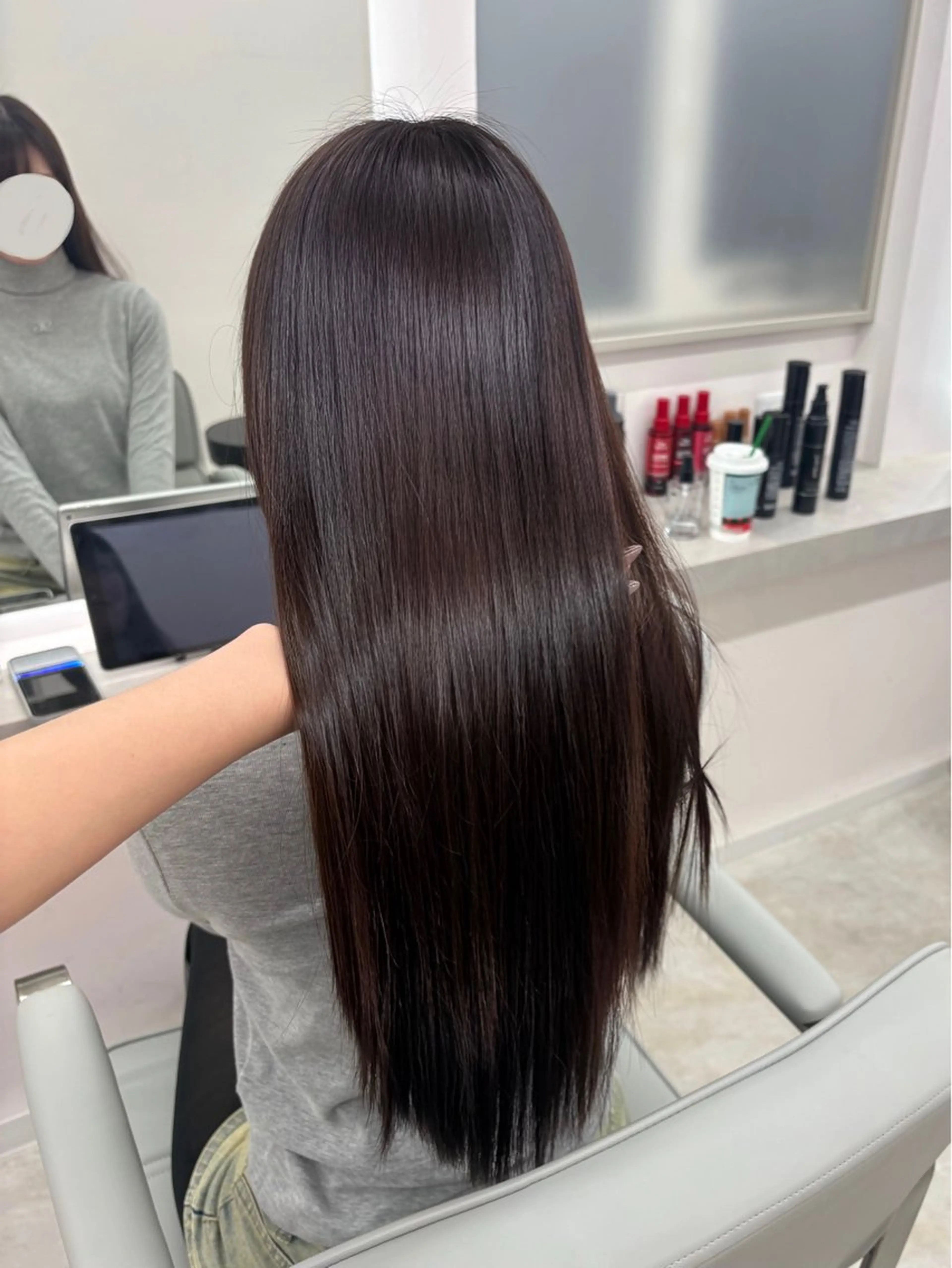 【3月限定】【胸上以上の長さの方限定】🫧縮毛矯正+カラー+高保湿トリートメント🫧の写真