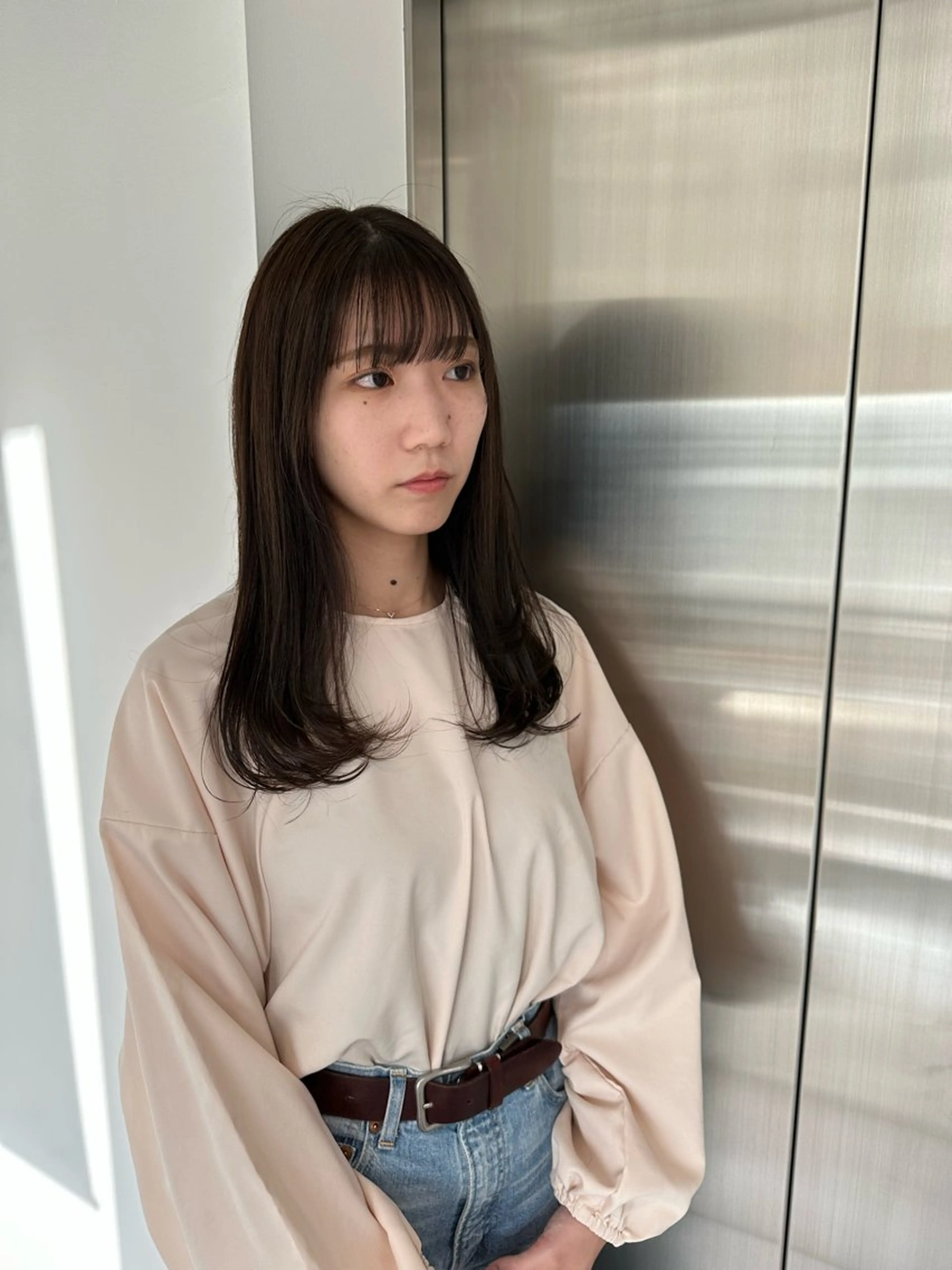 セミロング カラー キッズ オトナヘア🌸 harukaのヘアスタイル