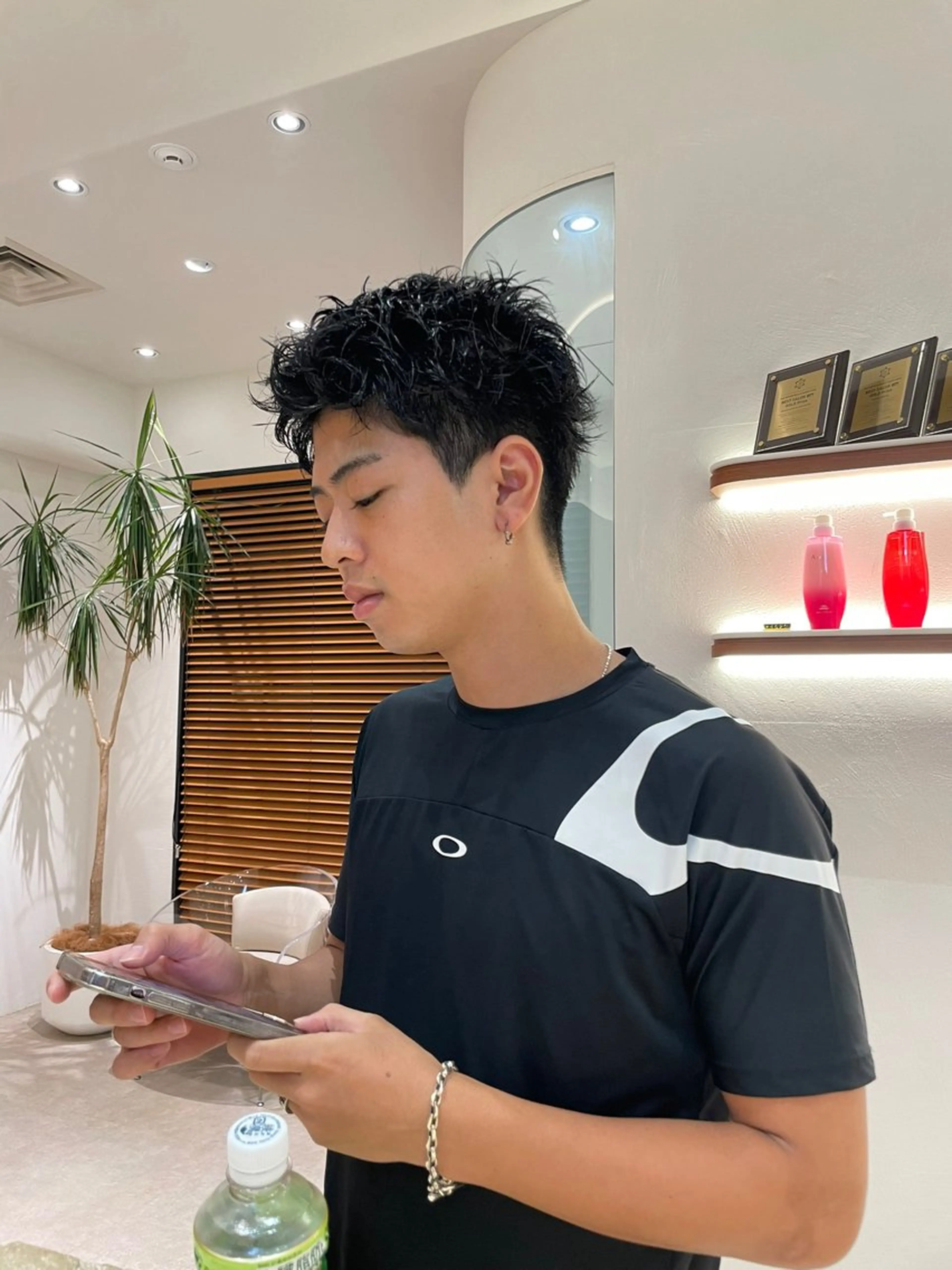 ショート パーマ メンズ メンズパーマ スパイキーショート ショートヘア カット パーマ heavenly by HAVANA新宿所属・メンズショート/ピン パーマ/新宿/フウガのヘアスタイル