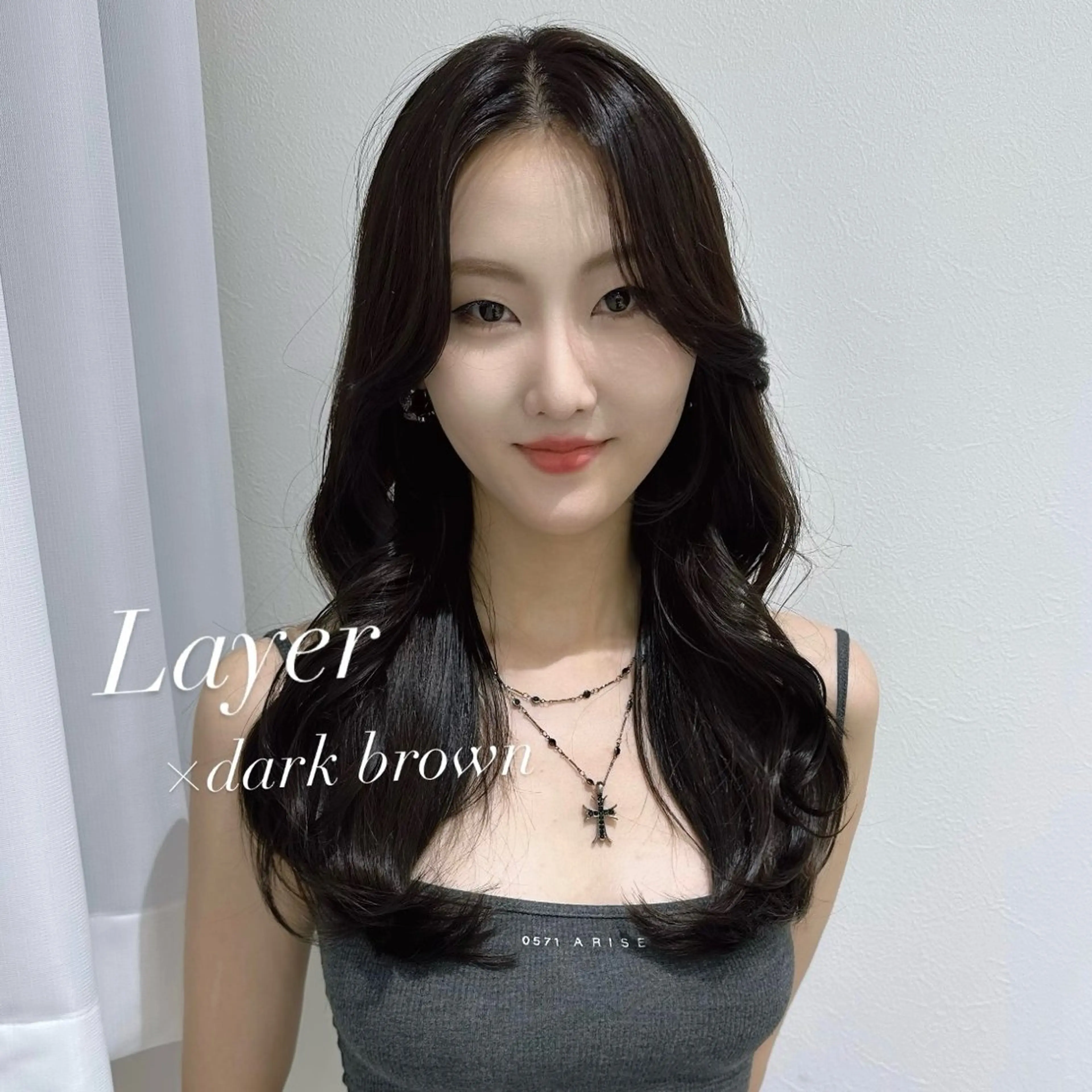 ロング 韓国𝐻𝑎𝑖𝑟 🇰🇷🖤ハラのヘアスタイル