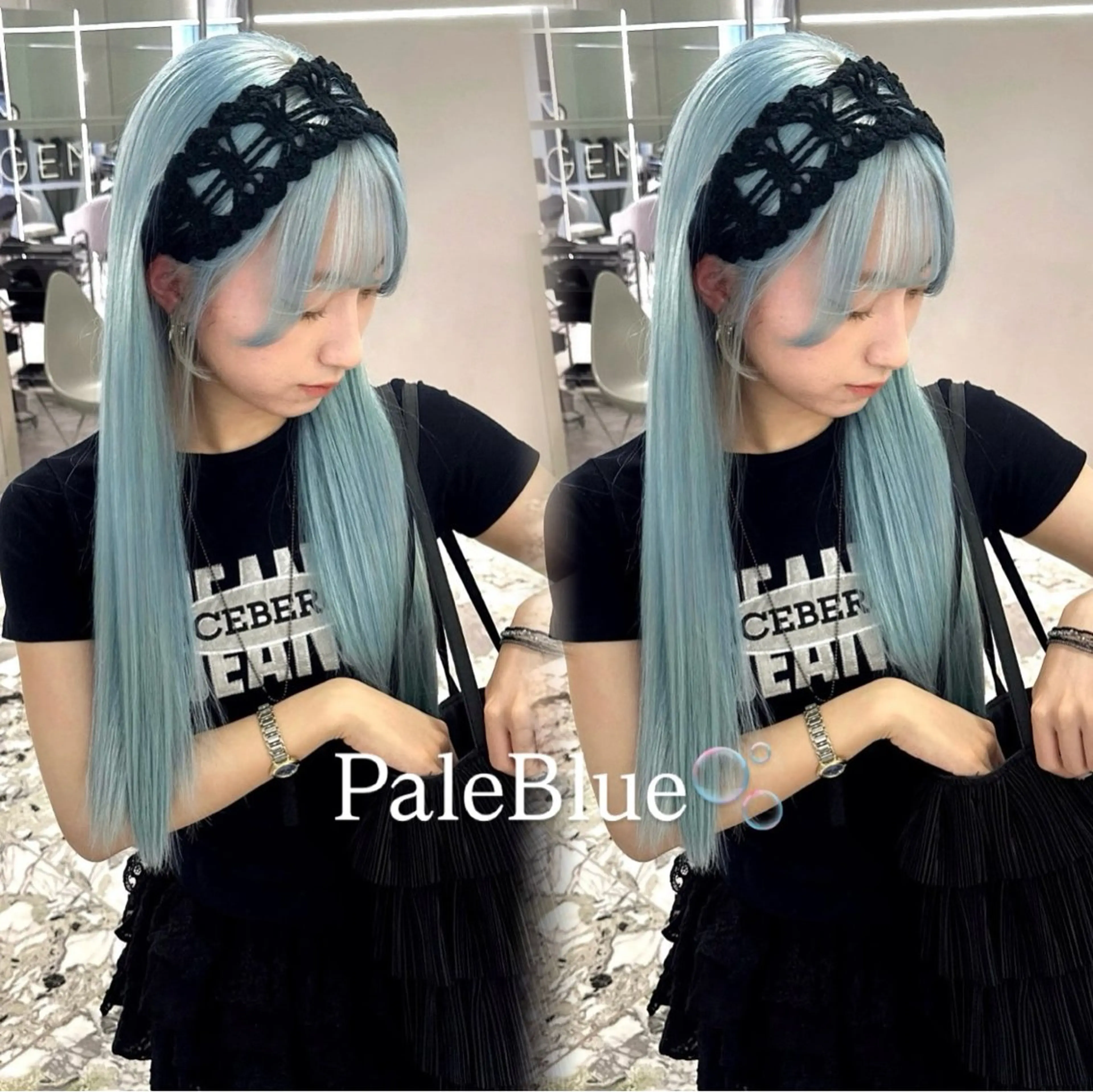 【🎀ミニモ限定🎀】ケアブリーチ1回+透明感カラー+似合わせカット✨️の写真