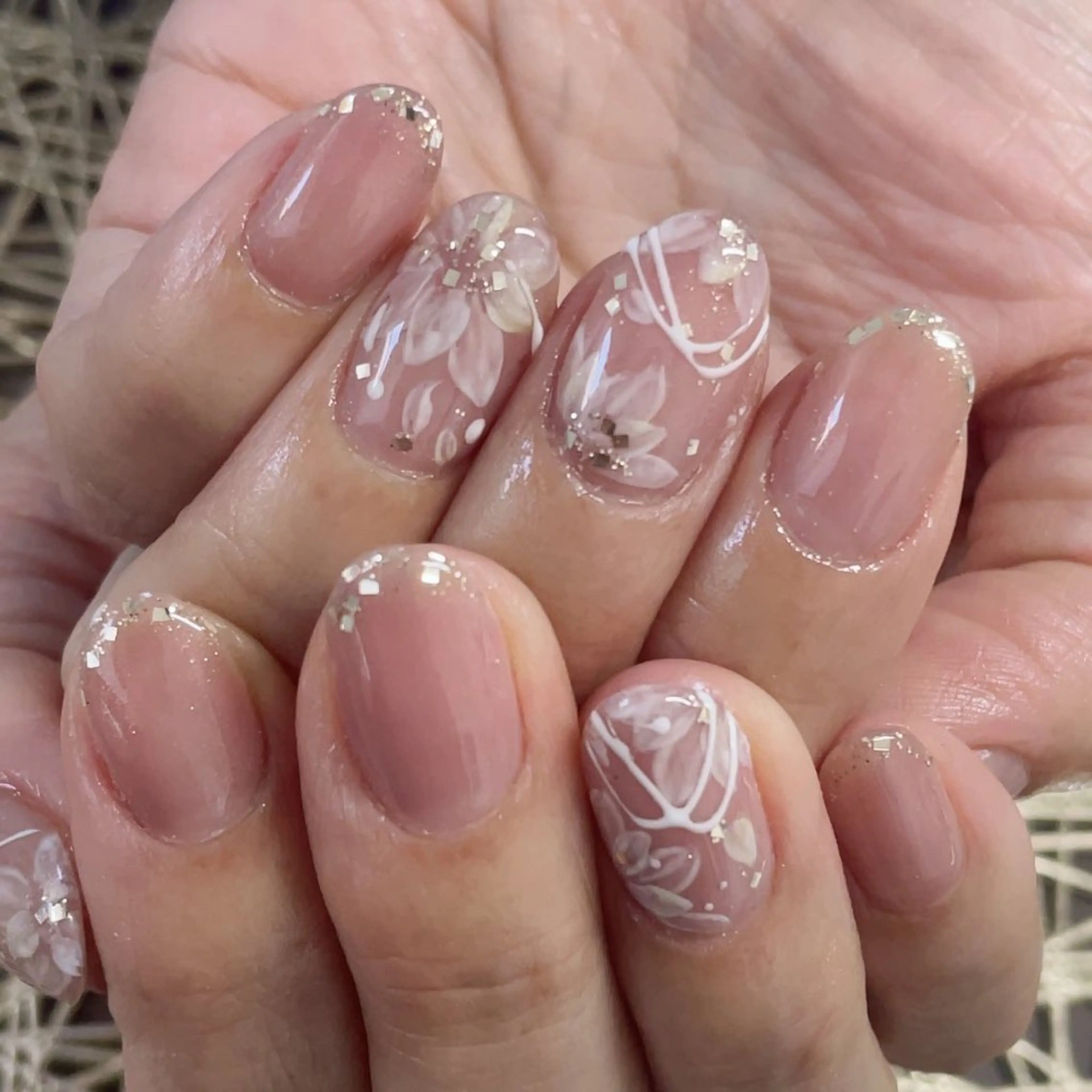 ネイル フラワーネイル 春ネイル Nail salon Ariettyのネイルデザイン