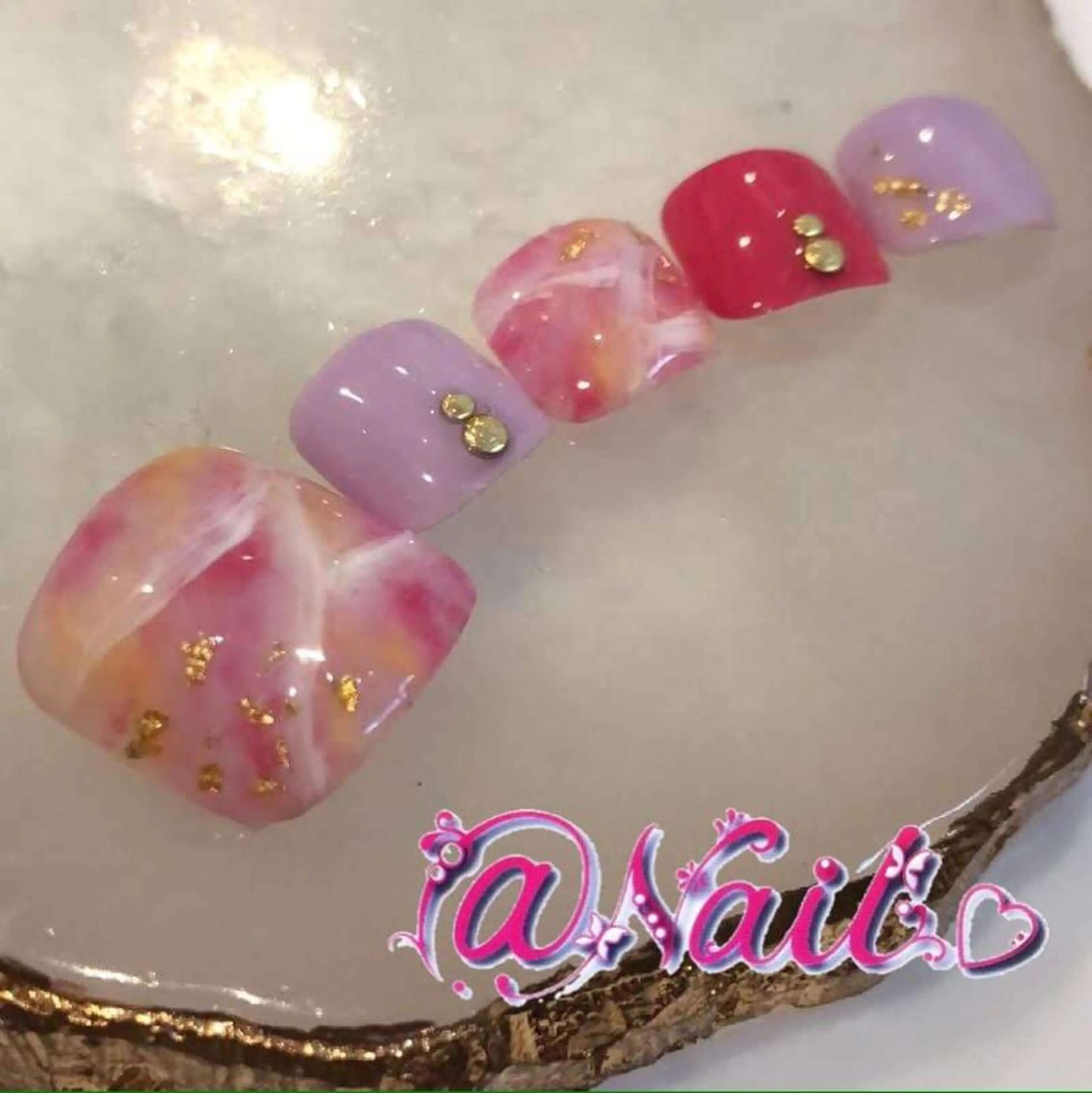 ネイル ネイルチップ 小尾 栞のネイルデザイン